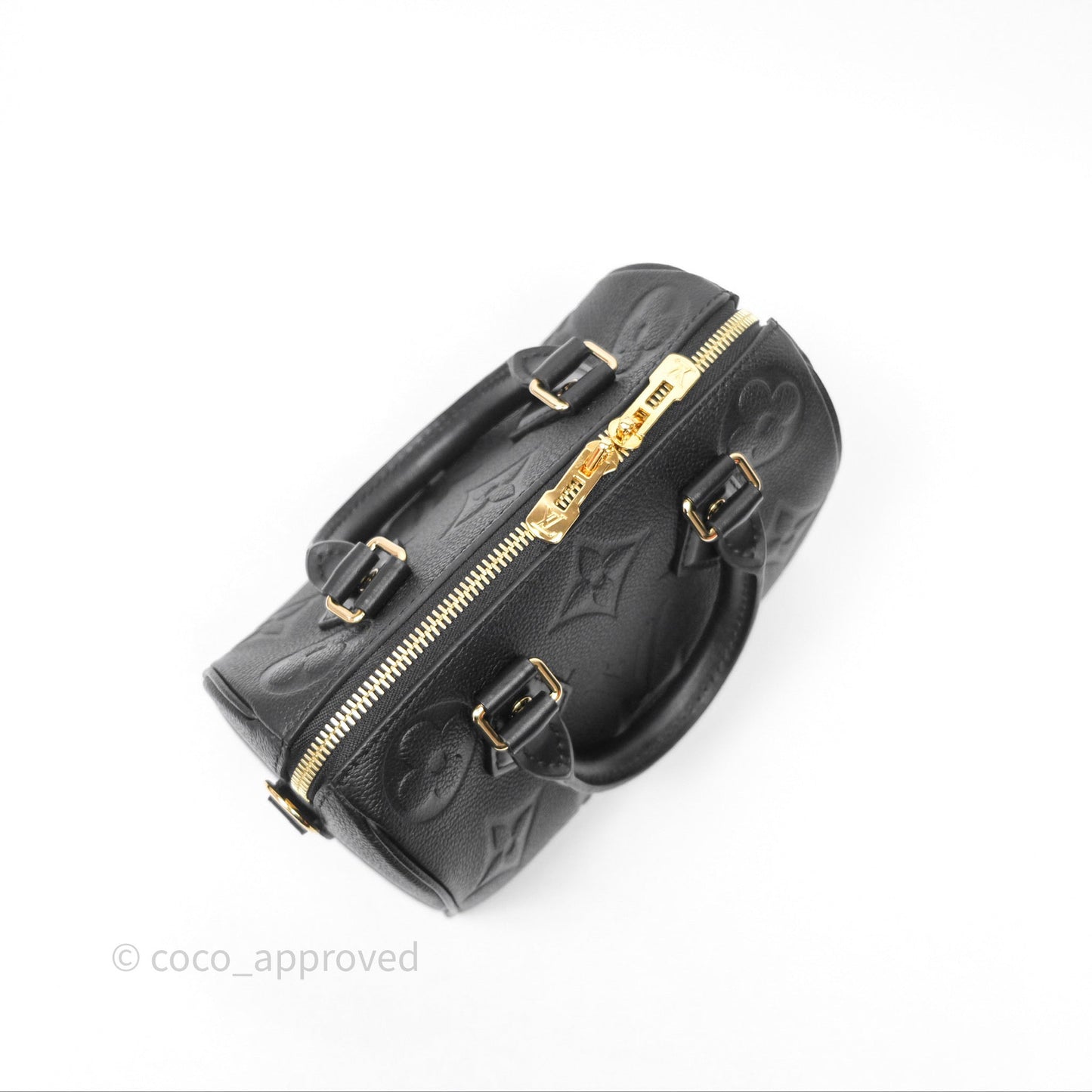 Louis Vuitton Speedy Bandoulière 20 Monogram Empreinte Black