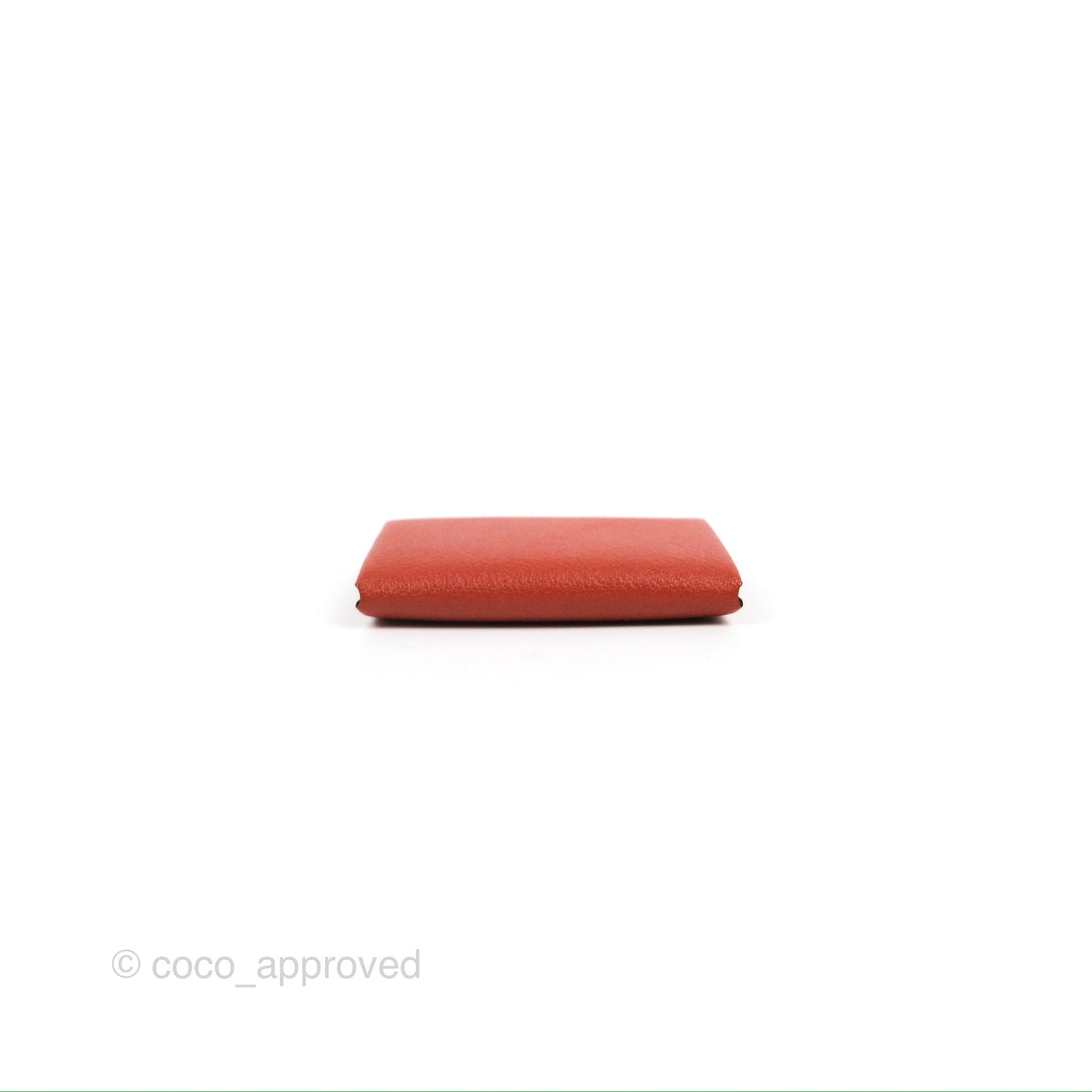 Hermès Calvi Duo Compact Card Holder Cuivre Chevre Mysore