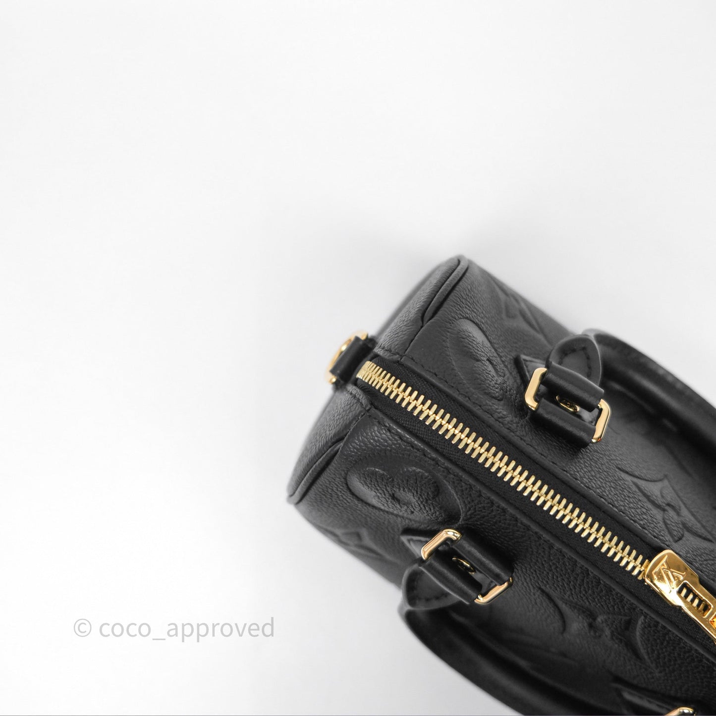 Louis Vuitton Speedy Bandoulière 20 Monogram Empreinte Black