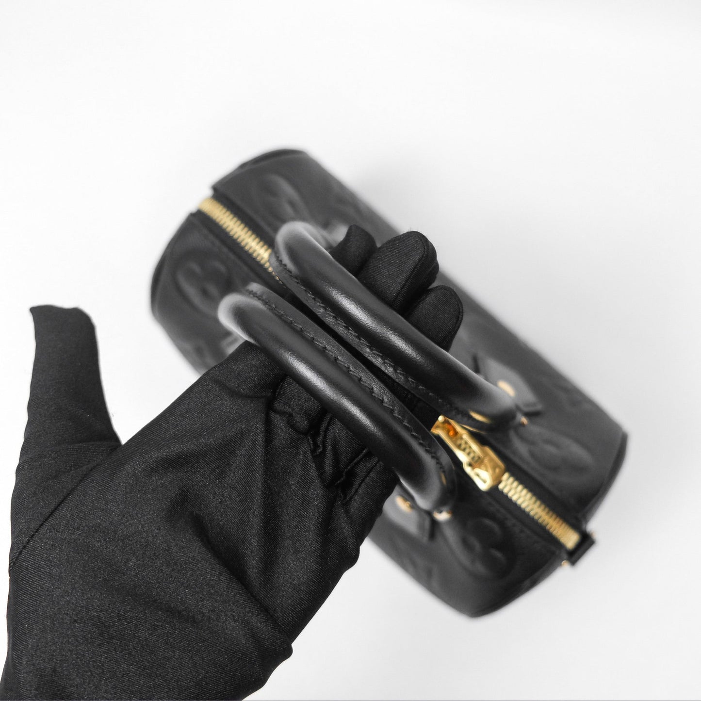 Louis Vuitton Speedy Bandoulière 20 Monogram Empreinte Black