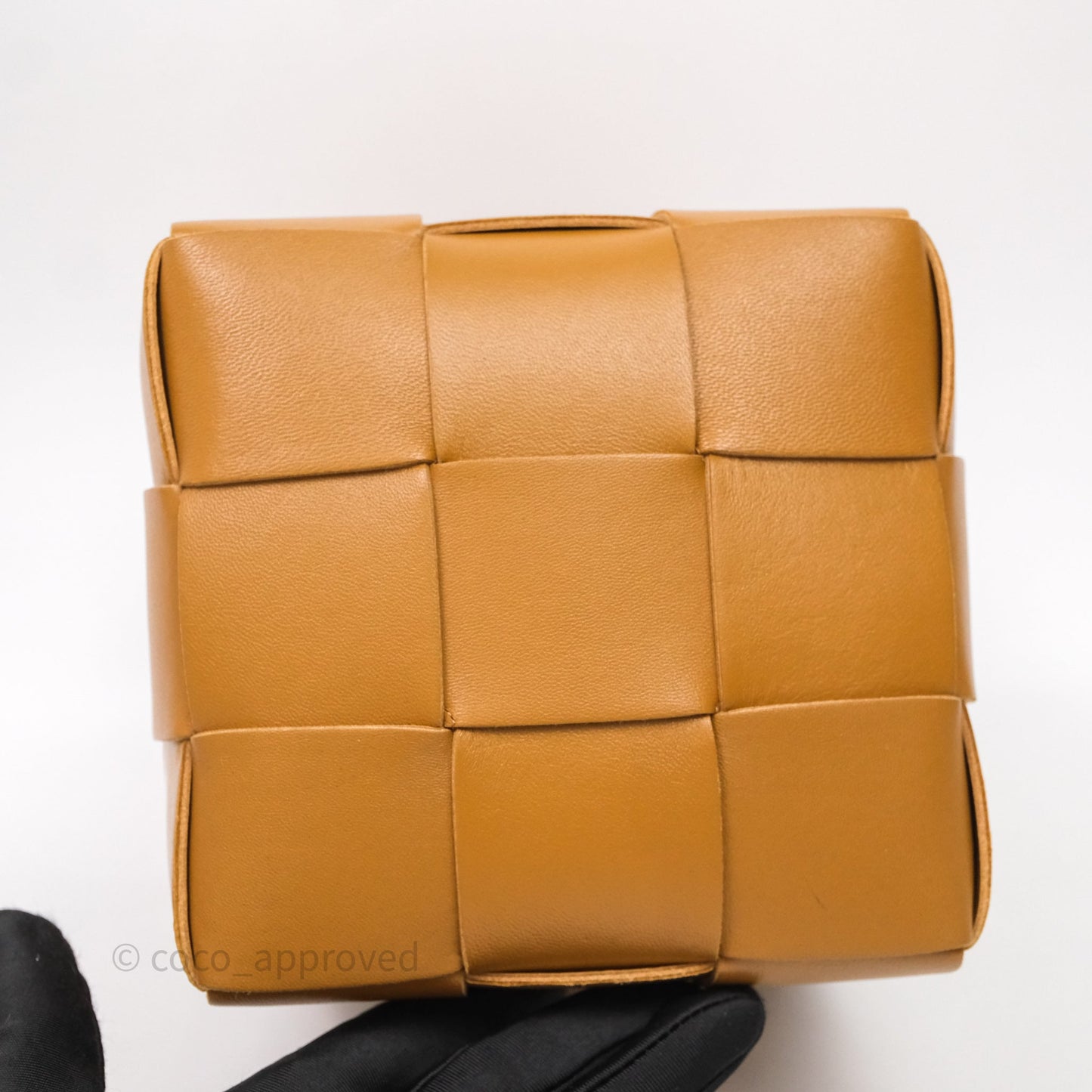 Bottega Veneta Small Cassette Bucket Brown Lambskin Bag