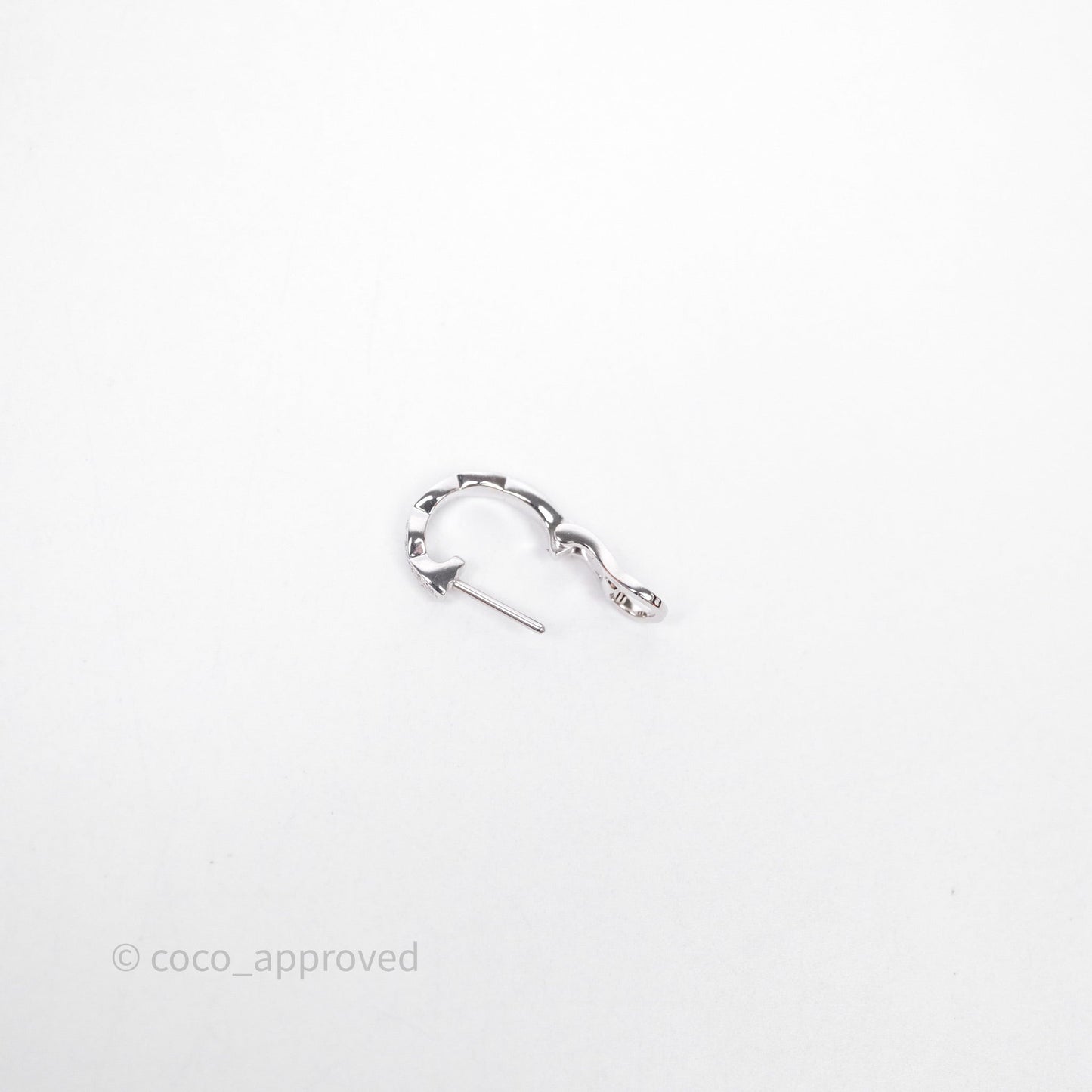 Chanel Coco Crush Asymmetrical Earrings White Gold & Yellow Gold With Diamond