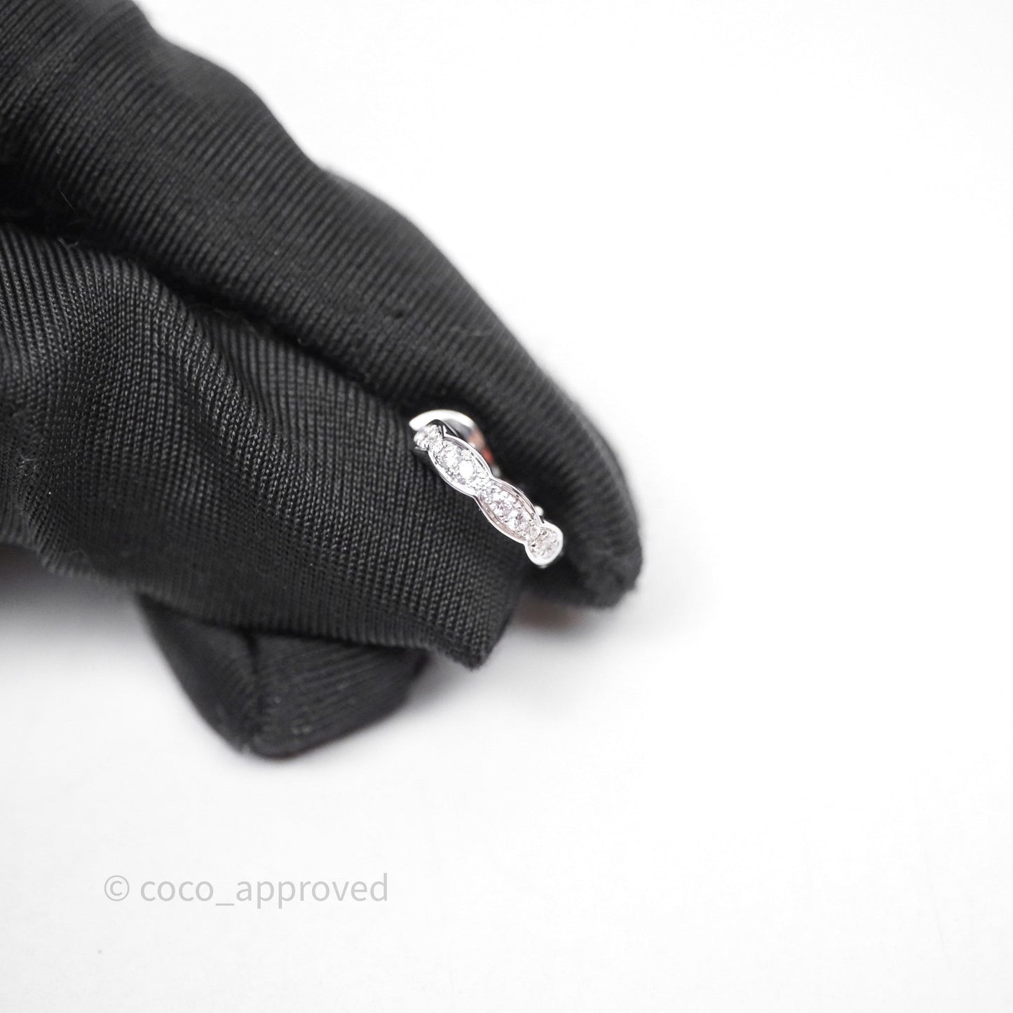 Chanel Coco Crush Asymmetrical Earrings White Gold & Yellow Gold With Diamond