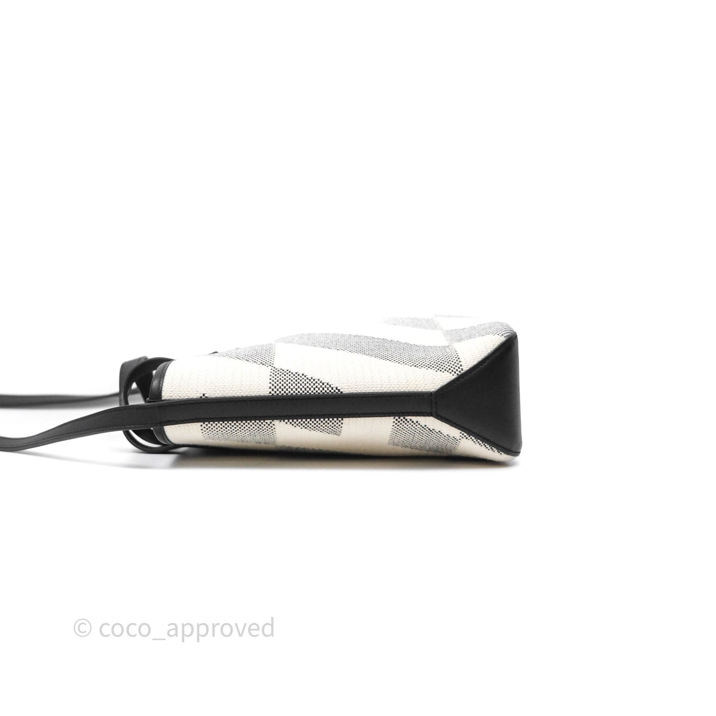 Hermès Cabas H En Biais 27 Noir 89 Swift/Canvas
