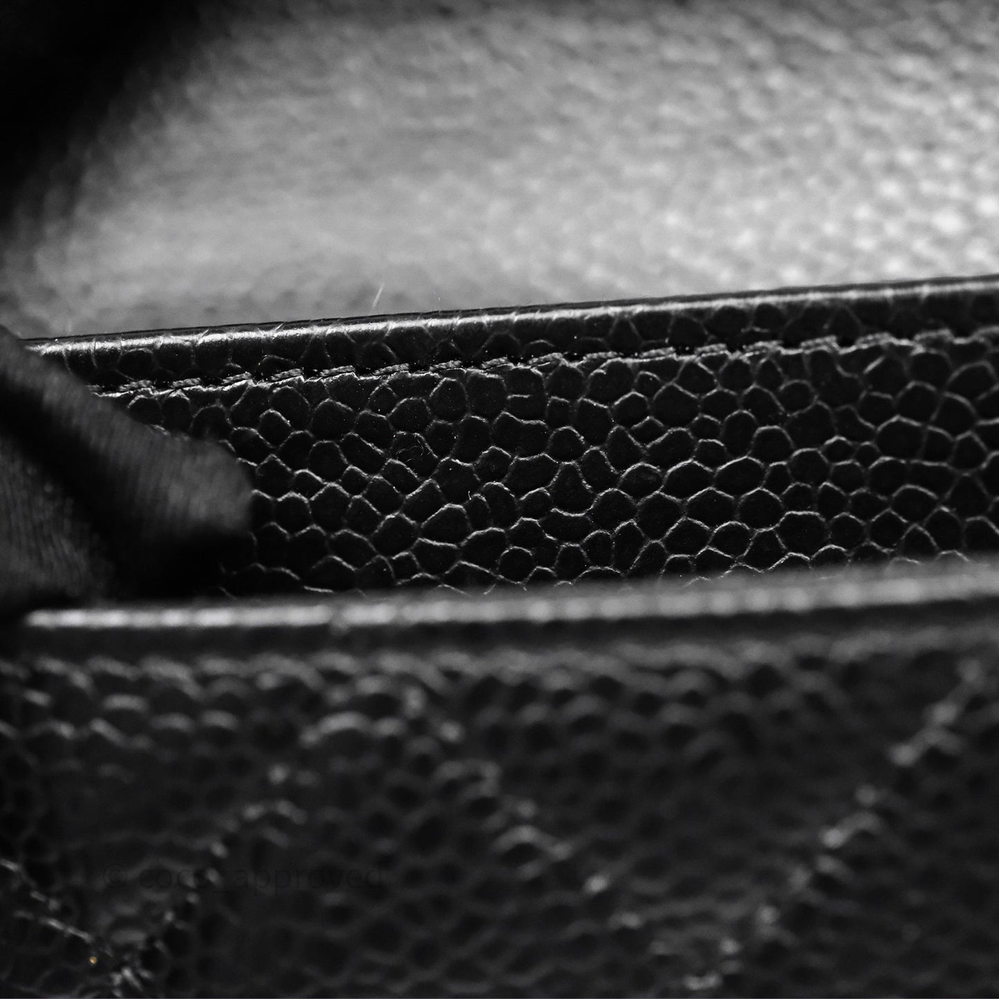 Chanel Quilted Flap Card Holder Caviar Black Gold Hardware