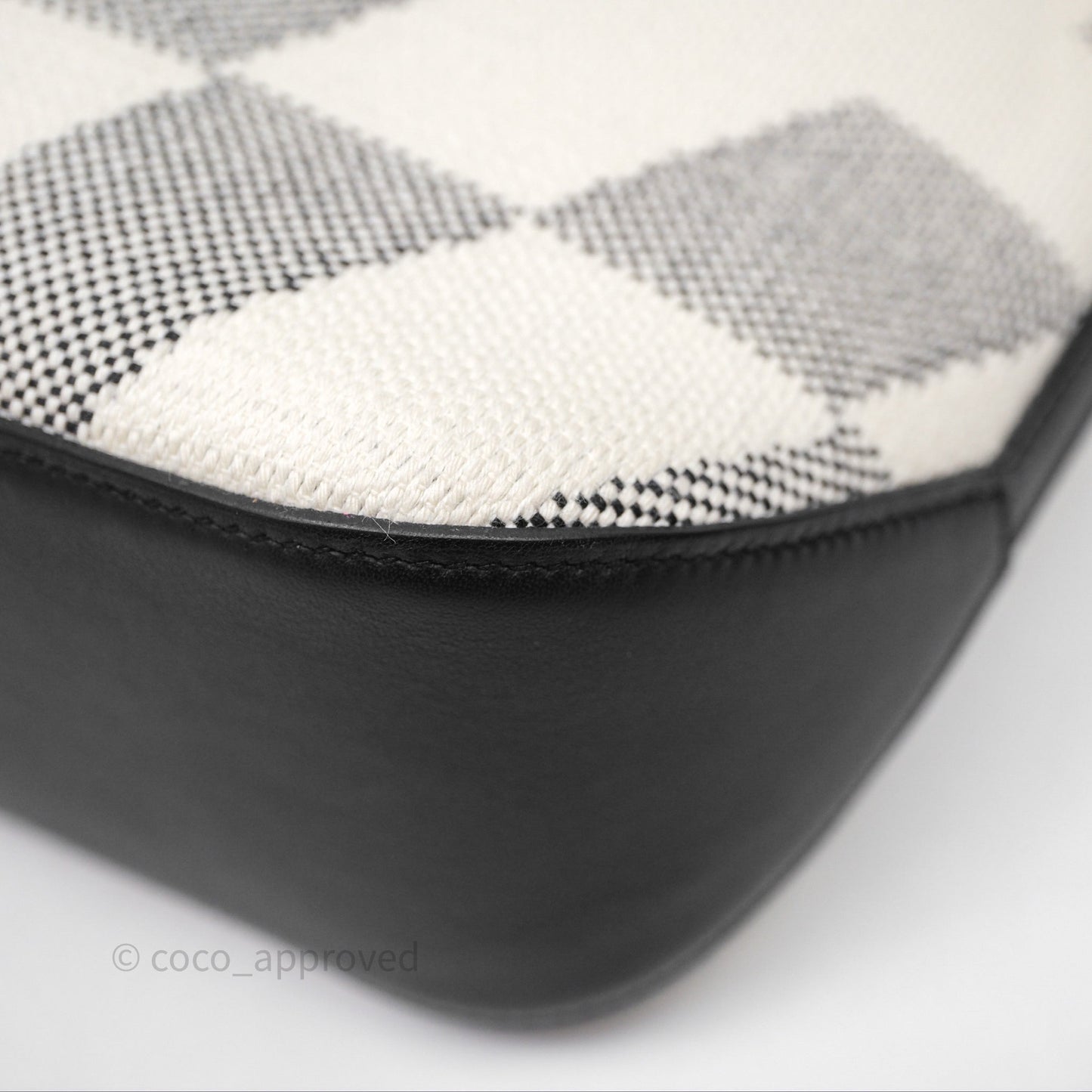 Hermès Cabas H En Biais 27 Noir 89 Swift/Canvas