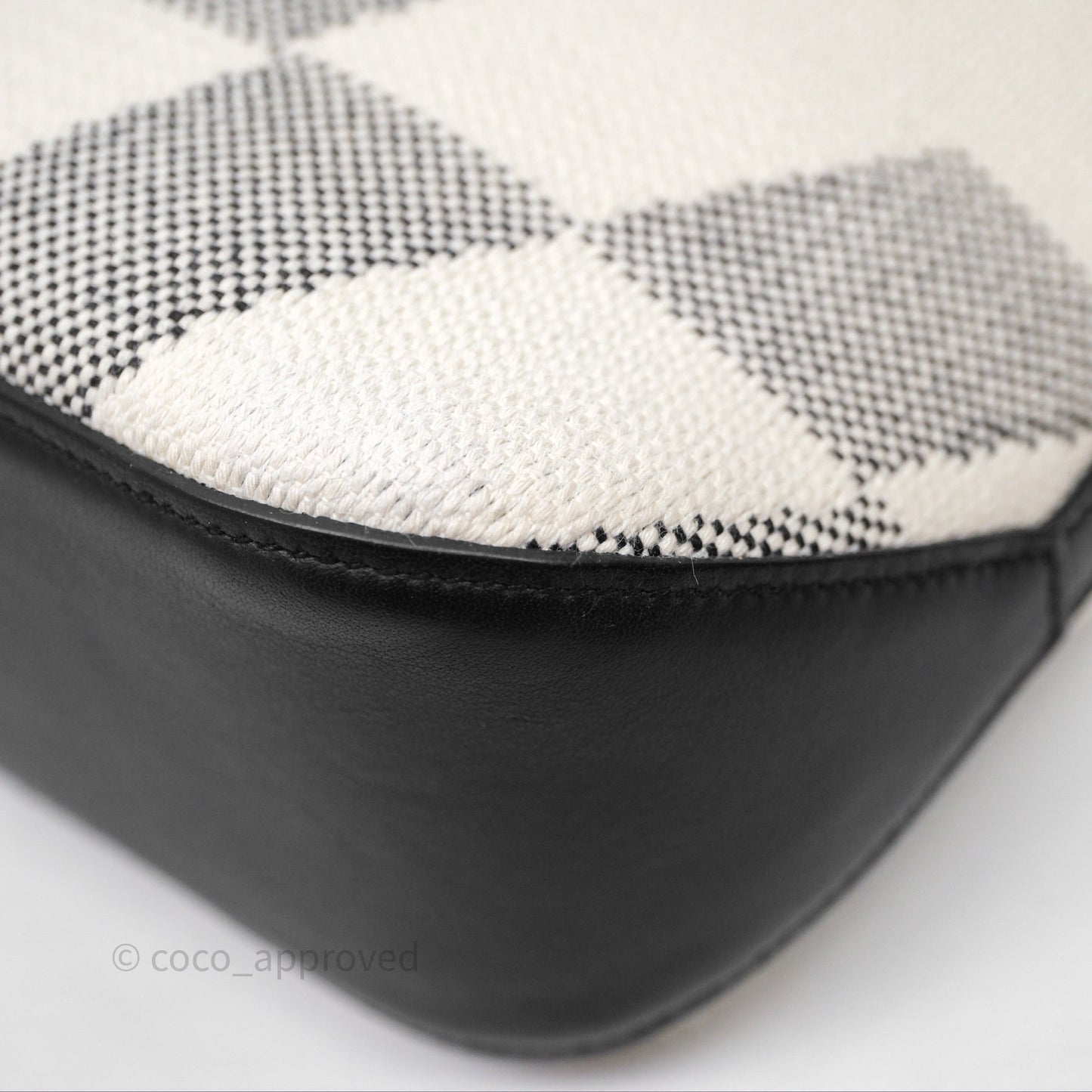 Hermès Cabas H En Biais 27 Noir 89 Swift/Canvas