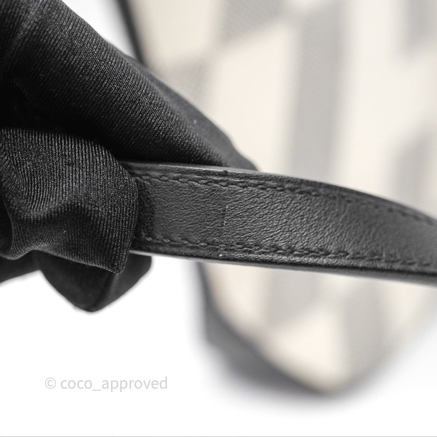 Hermès Cabas H En Biais 27 Noir 89 Swift/Canvas