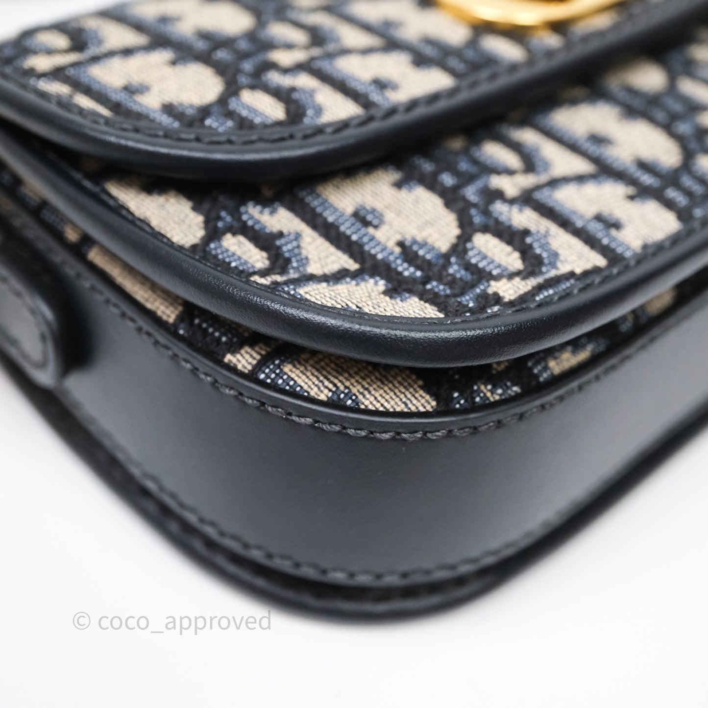 Christian Dior 30 Montaigne Avenue Bag Blue Dior Oblique Jacquard