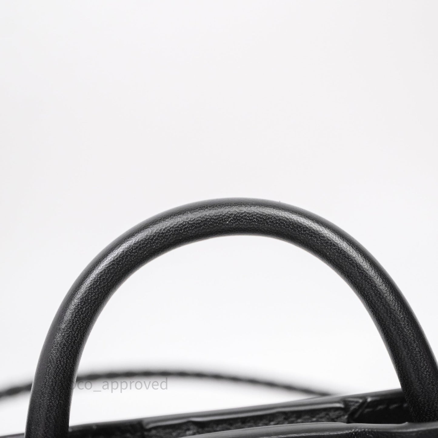 Bottega Veneta Small Andiamo Intrecciato Black Bag Lambskin