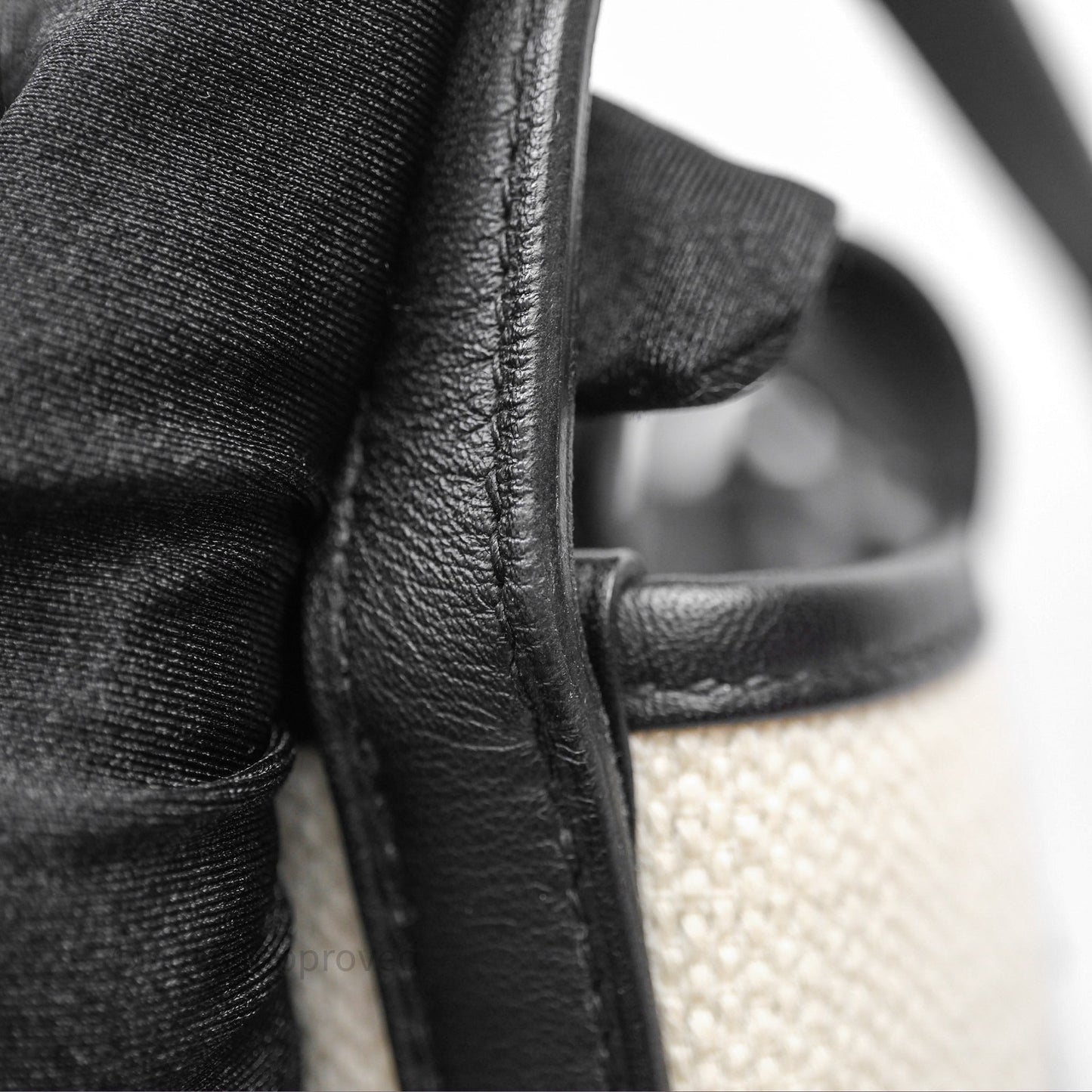 Hermès Cabas H En Biais 27 Noir 89 Swift/Canvas
