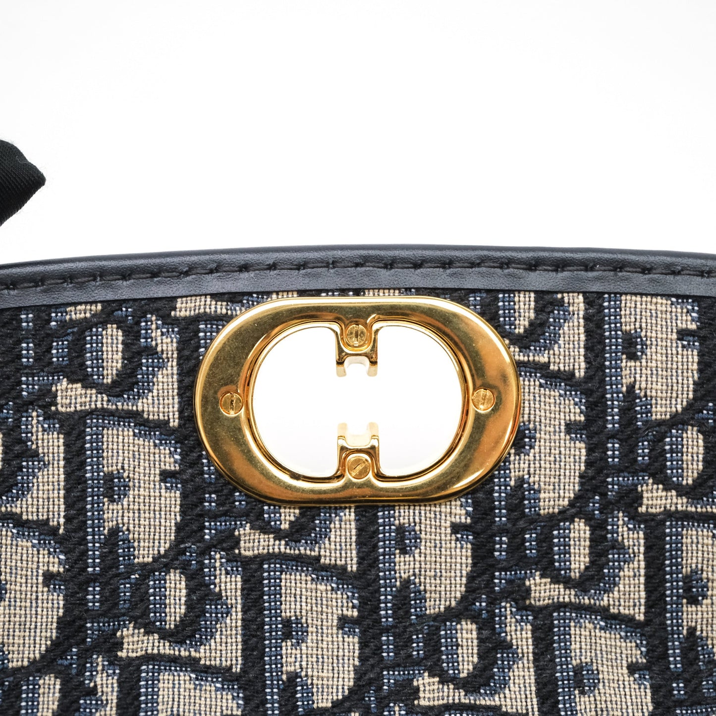 Christian Dior 30 Montaigne Avenue Bag Blue Dior Oblique Jacquard