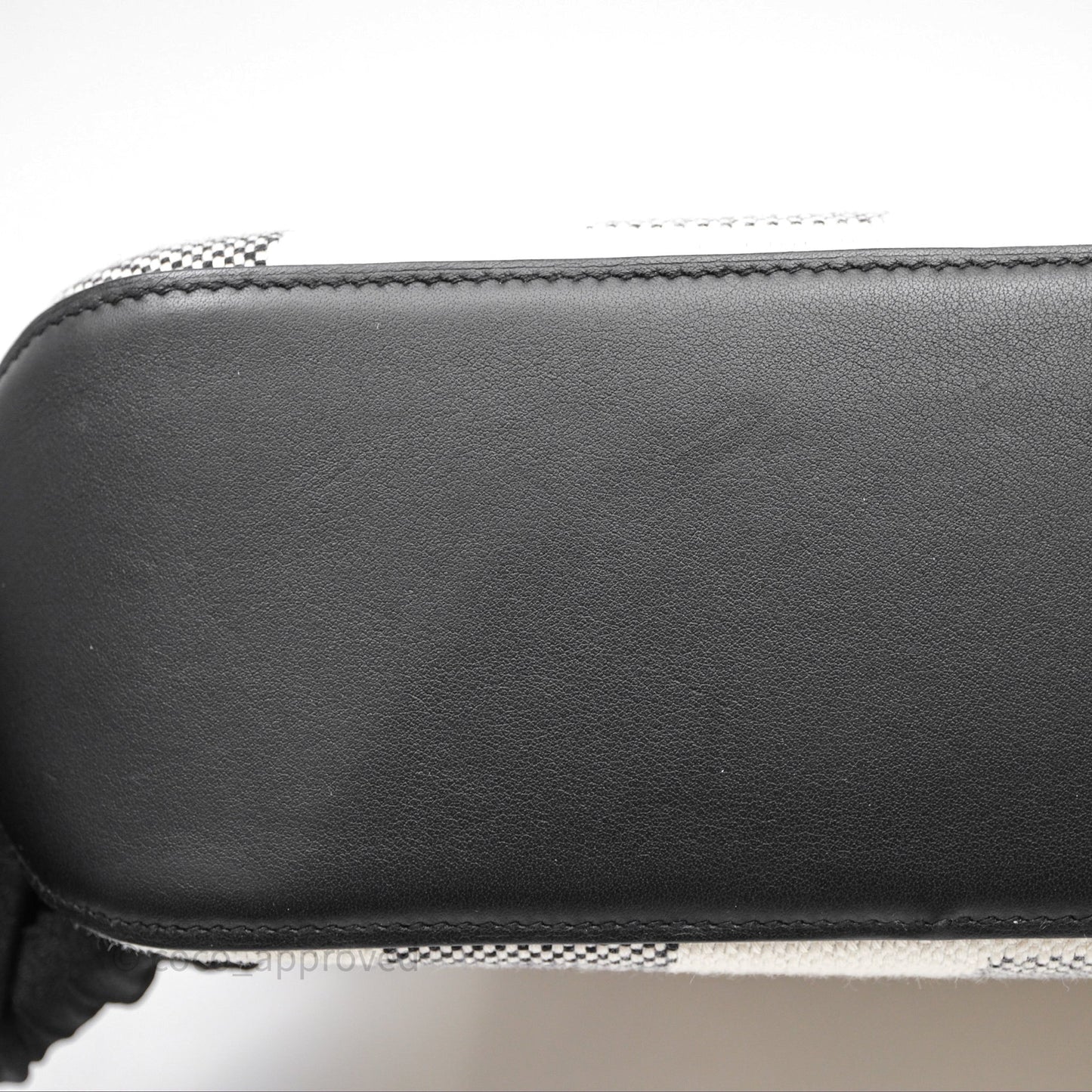 Hermès Cabas H En Biais 27 Noir 89 Swift/Canvas