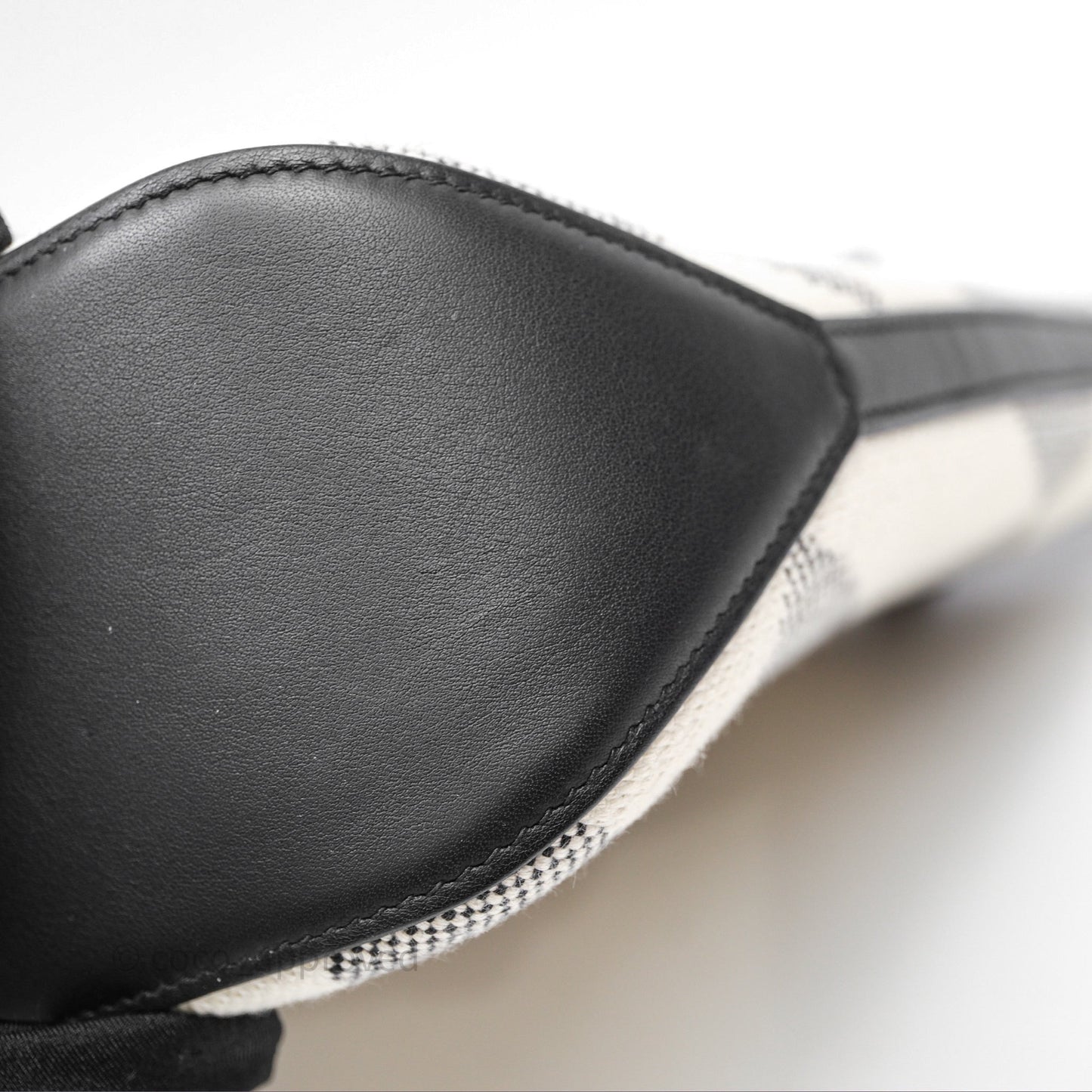 Hermès Cabas H En Biais 27 Noir 89 Swift/Canvas