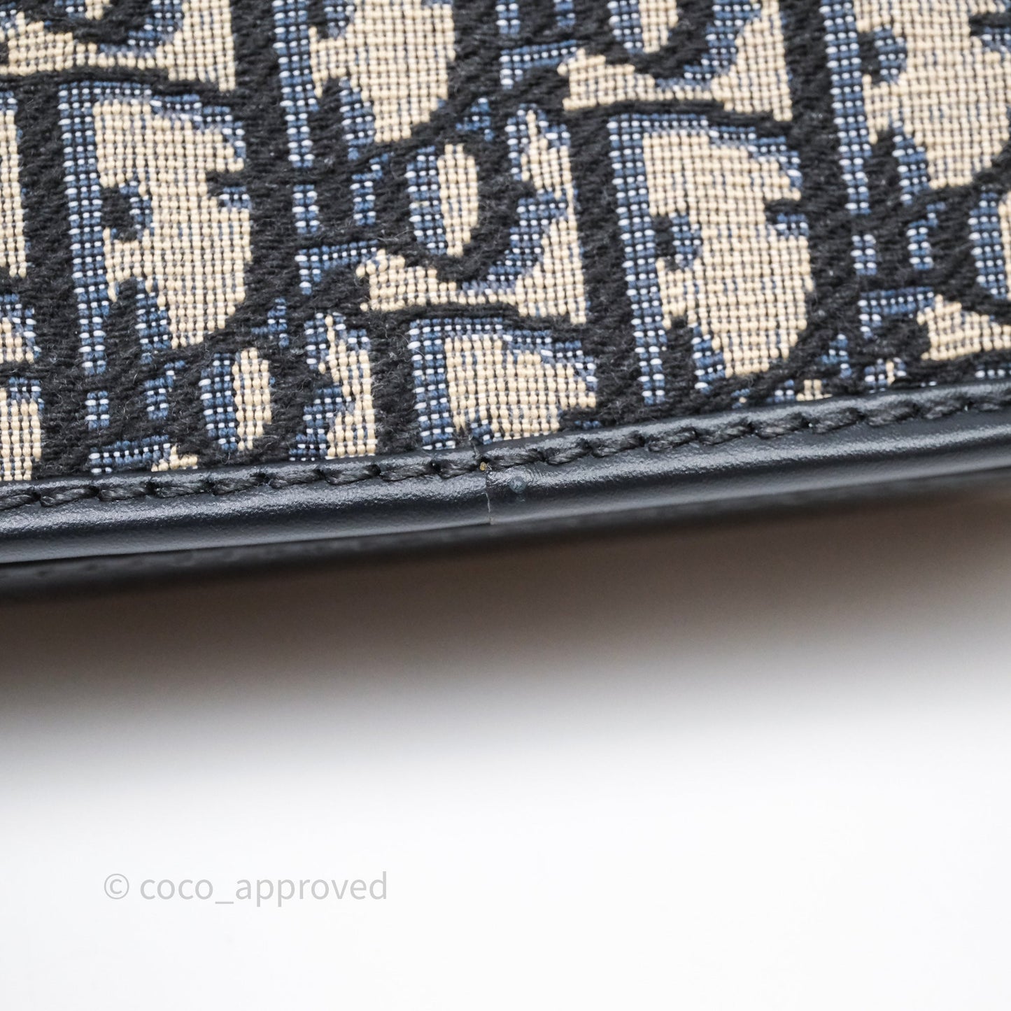 Christian Dior 30 Montaigne Avenue Bag Blue Dior Oblique Jacquard