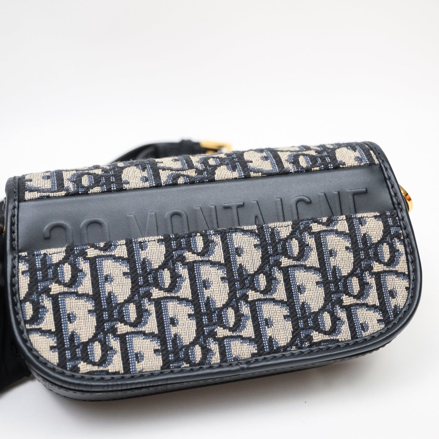 Christian Dior 30 Montaigne Avenue Bag Blue Dior Oblique Jacquard