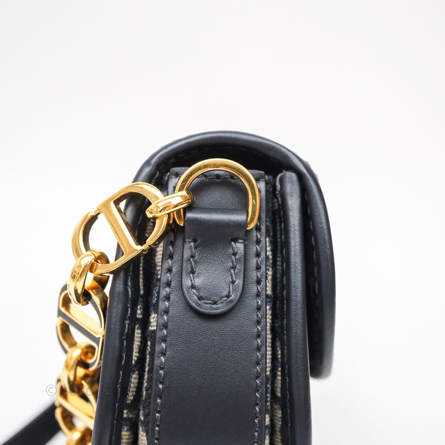 Christian Dior 30 Montaigne Avenue Bag Blue Dior Oblique Jacquard