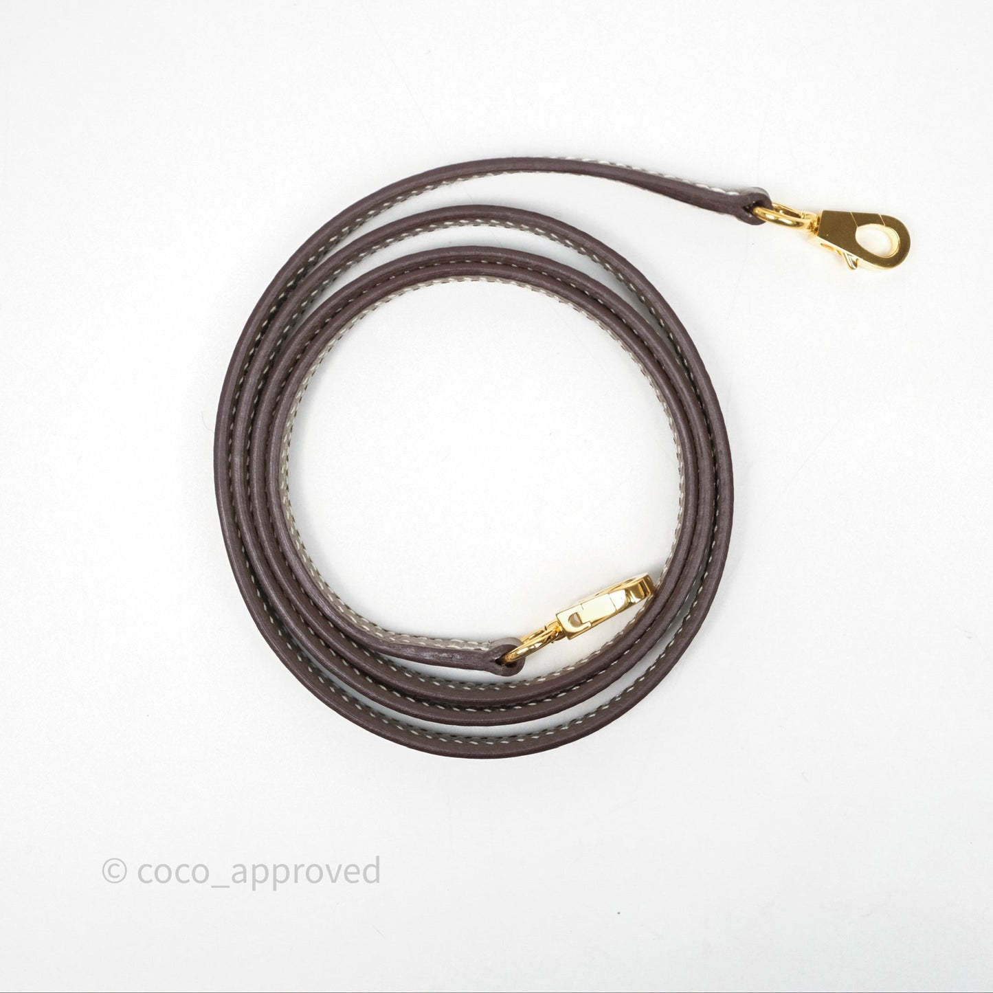 Hermès Mini Kelly II Etoupe Epsom Gold Hardware