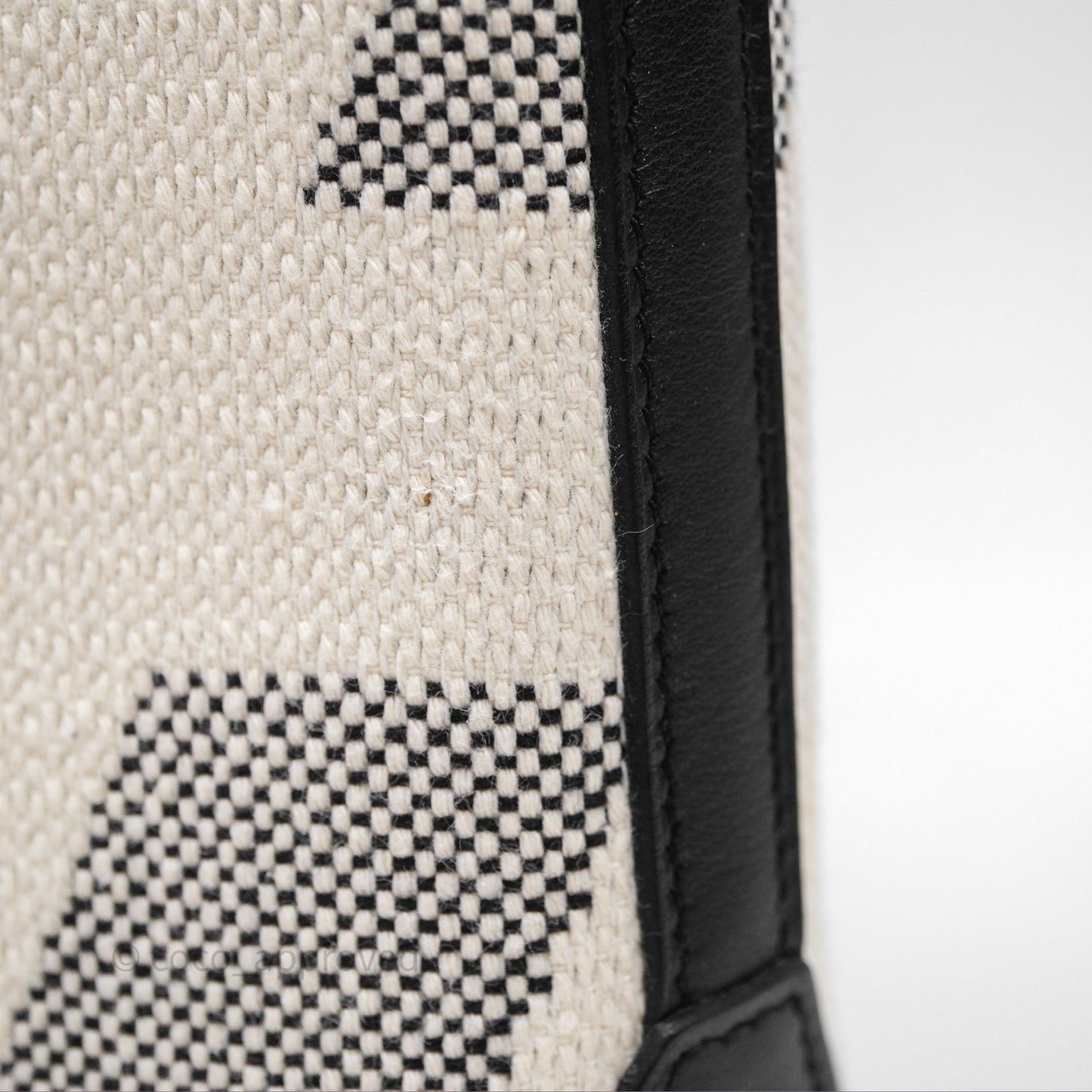 Hermès Cabas H En Biais 27 Noir 89 Swift/Canvas