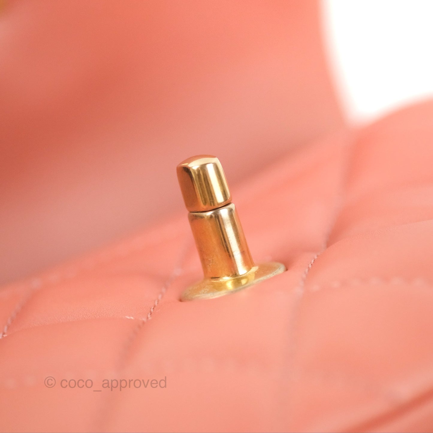 Chanel Day Trip Quilted Small Pink Lambskin Aged Gold Hardware
