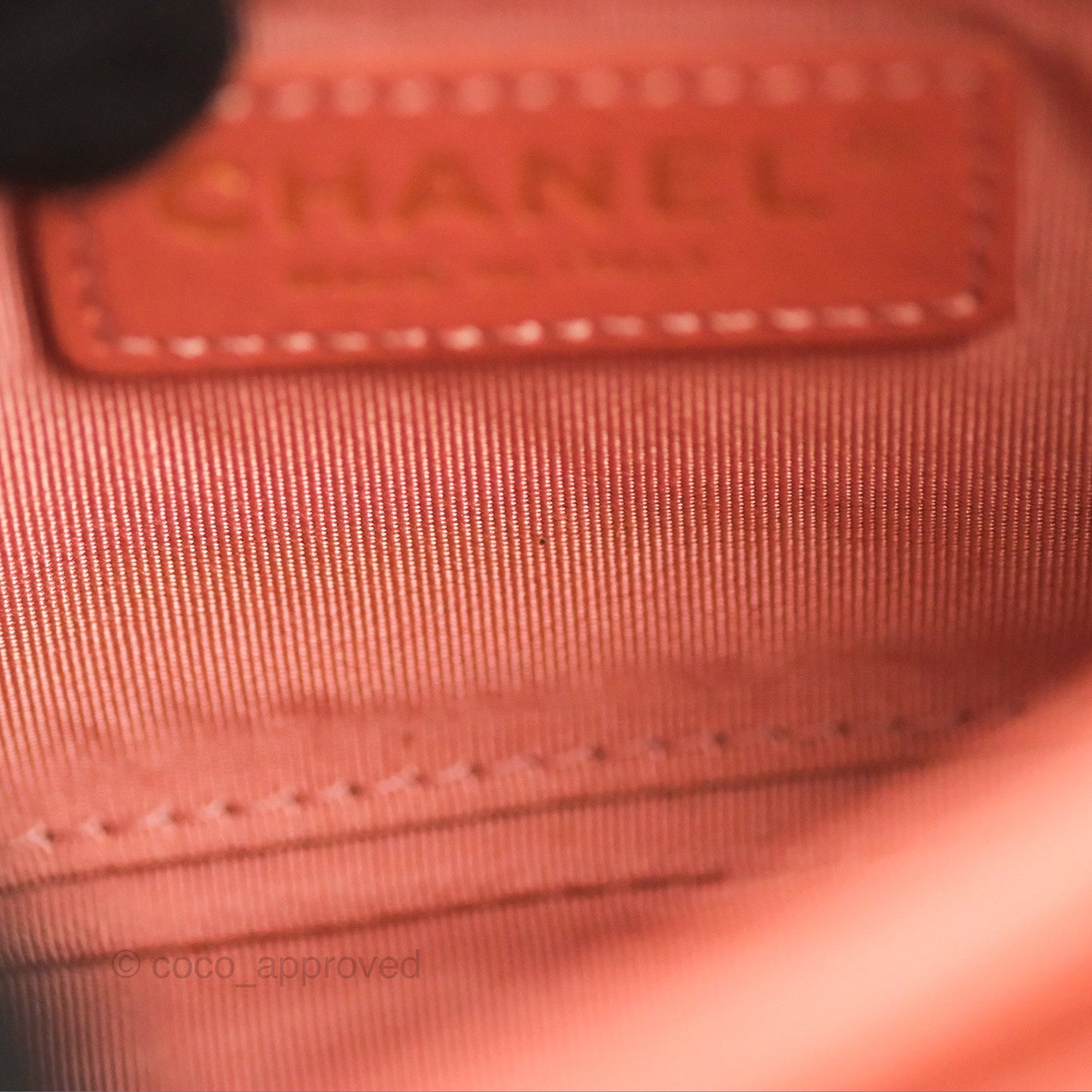 Chanel Day Trip Quilted Small Pink Lambskin Aged Gold Hardware
