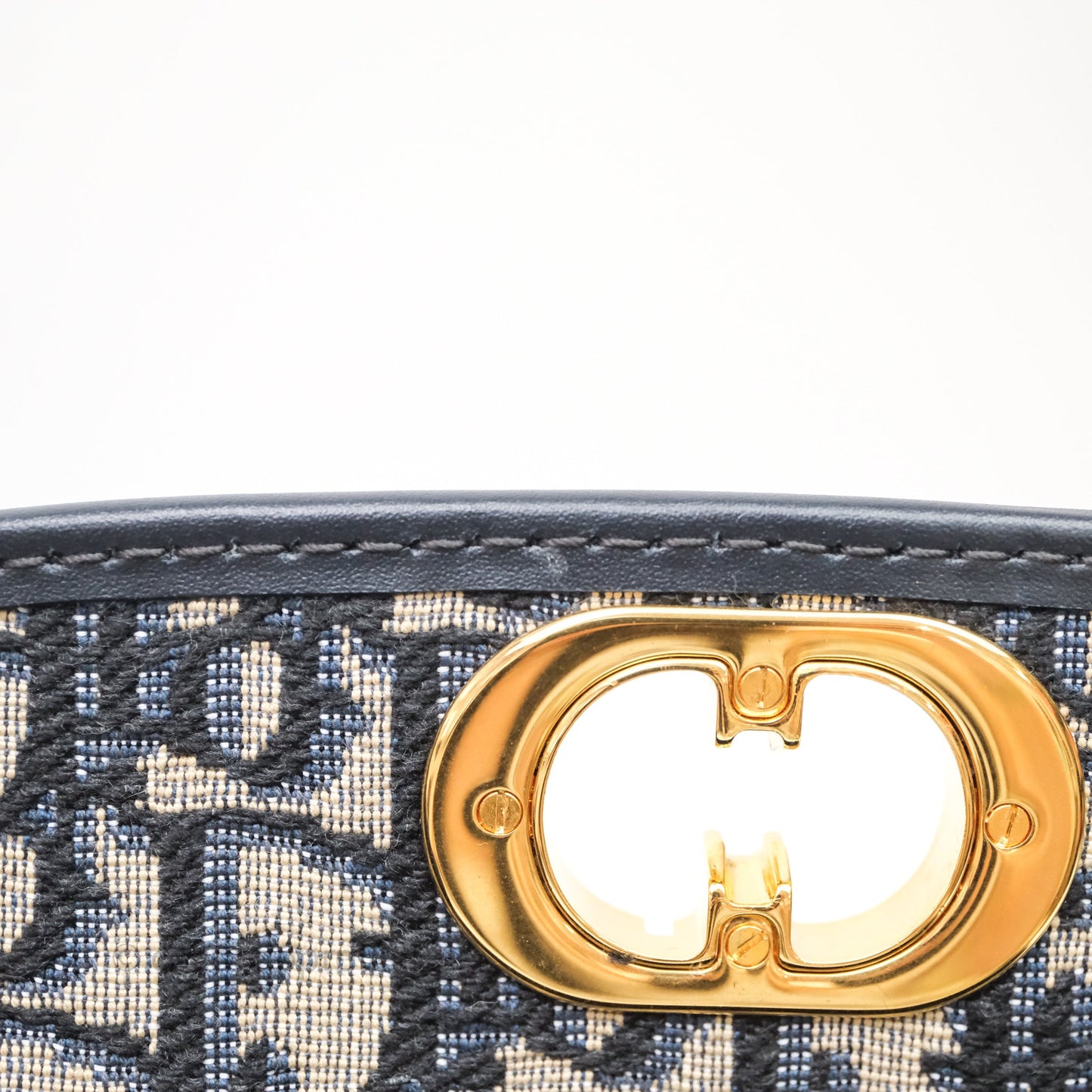 Christian Dior 30 Montaigne Avenue Bag Blue Dior Oblique Jacquard