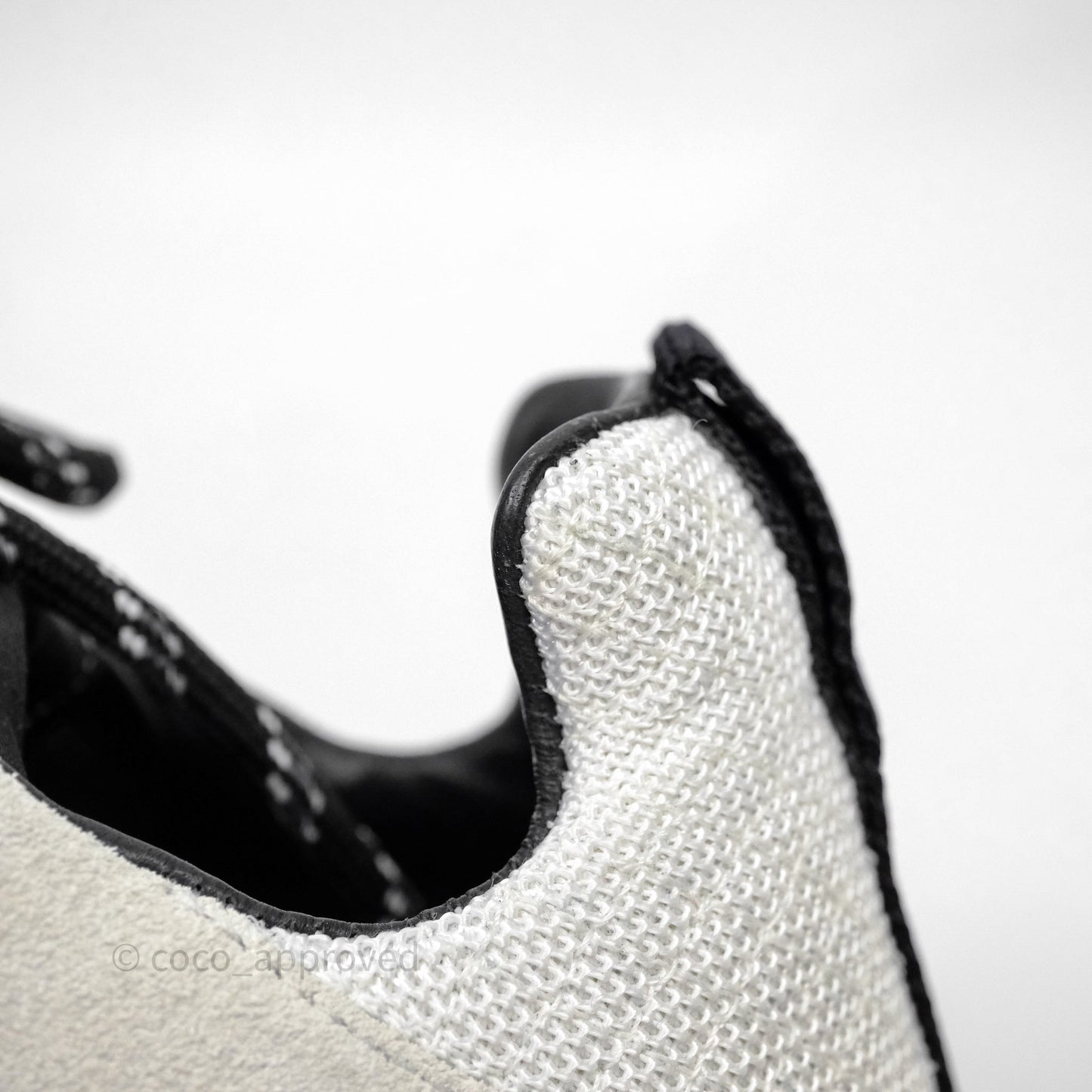 Chanel White/Black Sneakers Size 37