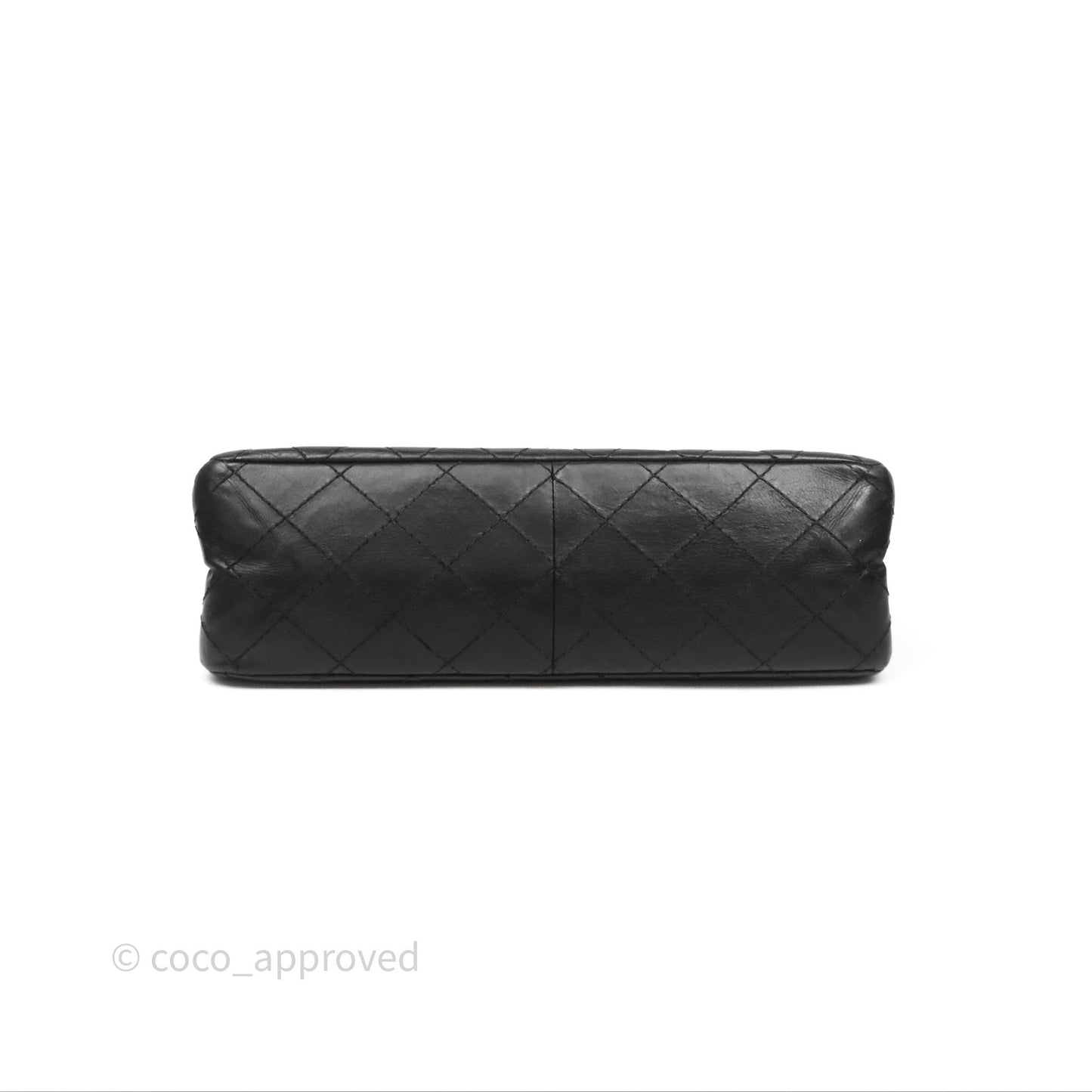 Chanel Reissue 226 Quilted Aged Calfskin Black Aged Gold Hardware