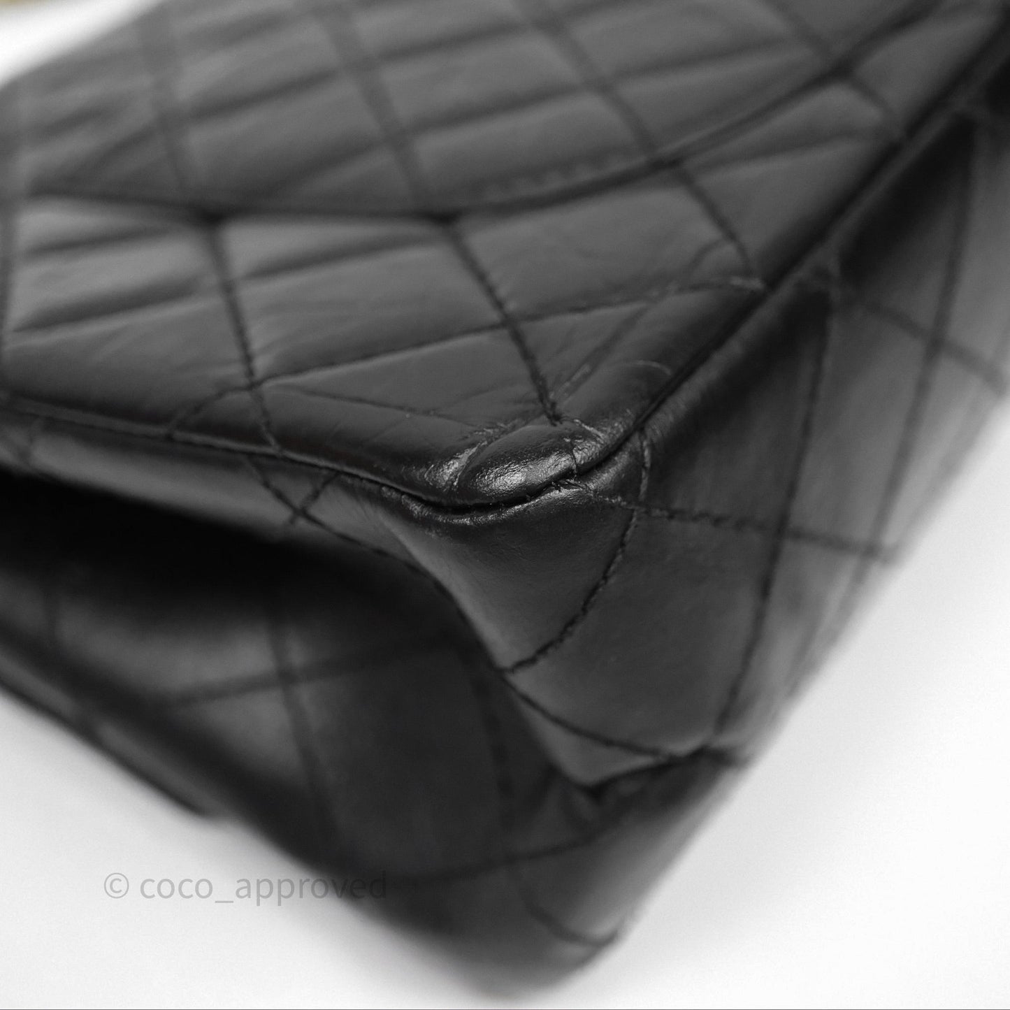 Chanel Reissue 226 Quilted Aged Calfskin Black Aged Gold Hardware
