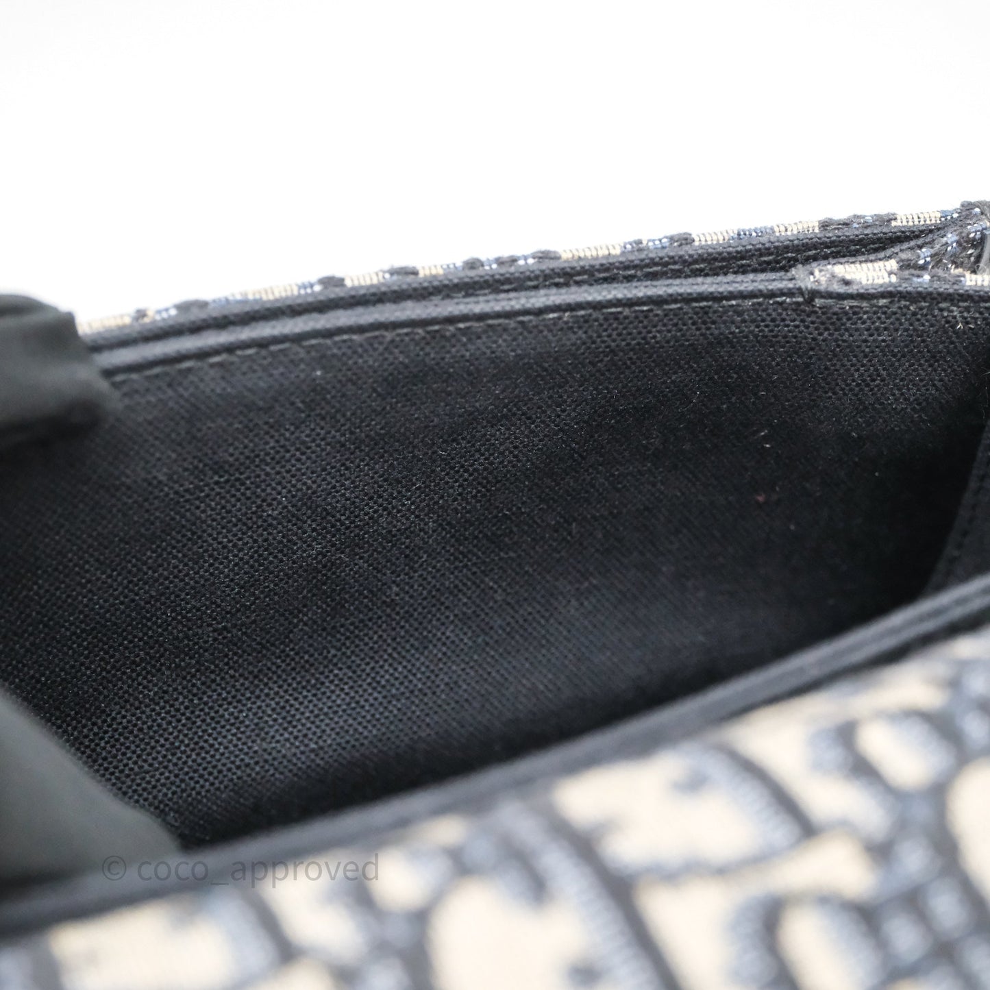 Christian Dior 30 Montaigne Avenue Bag Blue Dior Oblique Jacquard