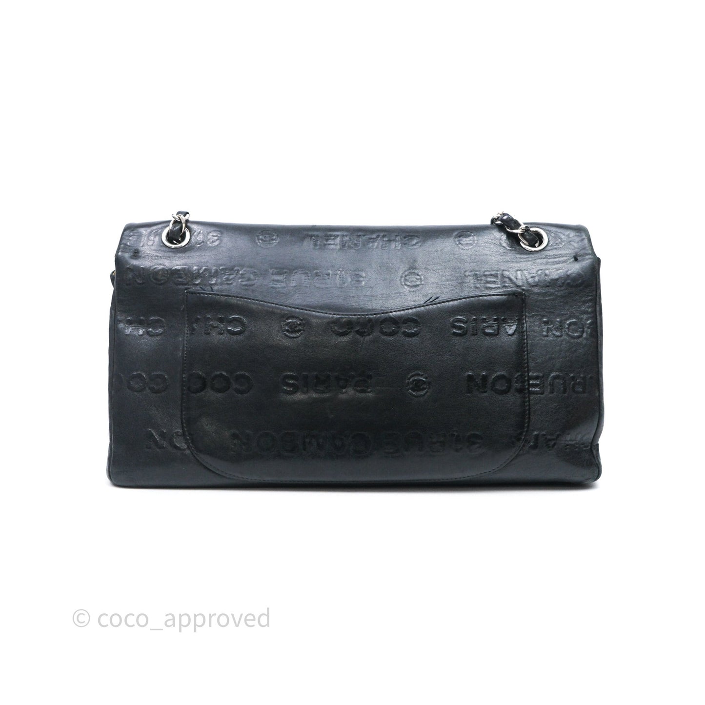 Chanel 228 Reissue Flap Quilted Black Calfskin Silver Hardware