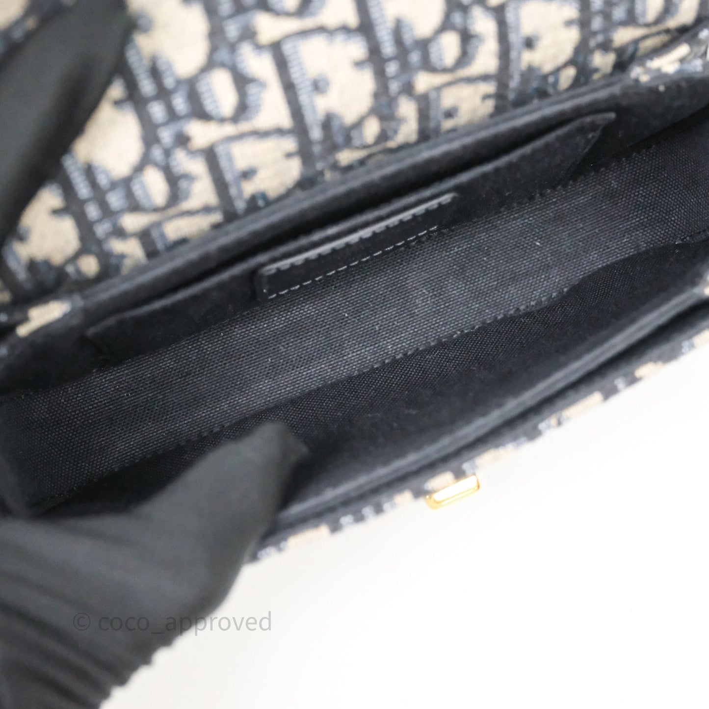 Christian Dior 30 Montaigne Avenue Bag Blue Dior Oblique Jacquard