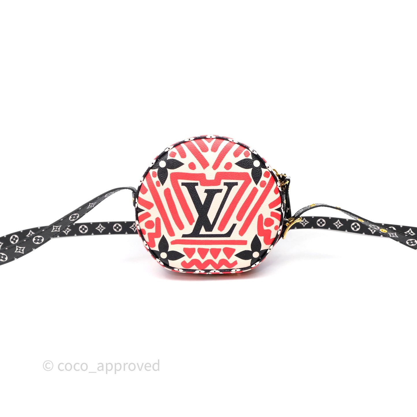 Louis Vuitton Giant Crafty Boite Chapeau Souple Monogram Shoulder Bag
