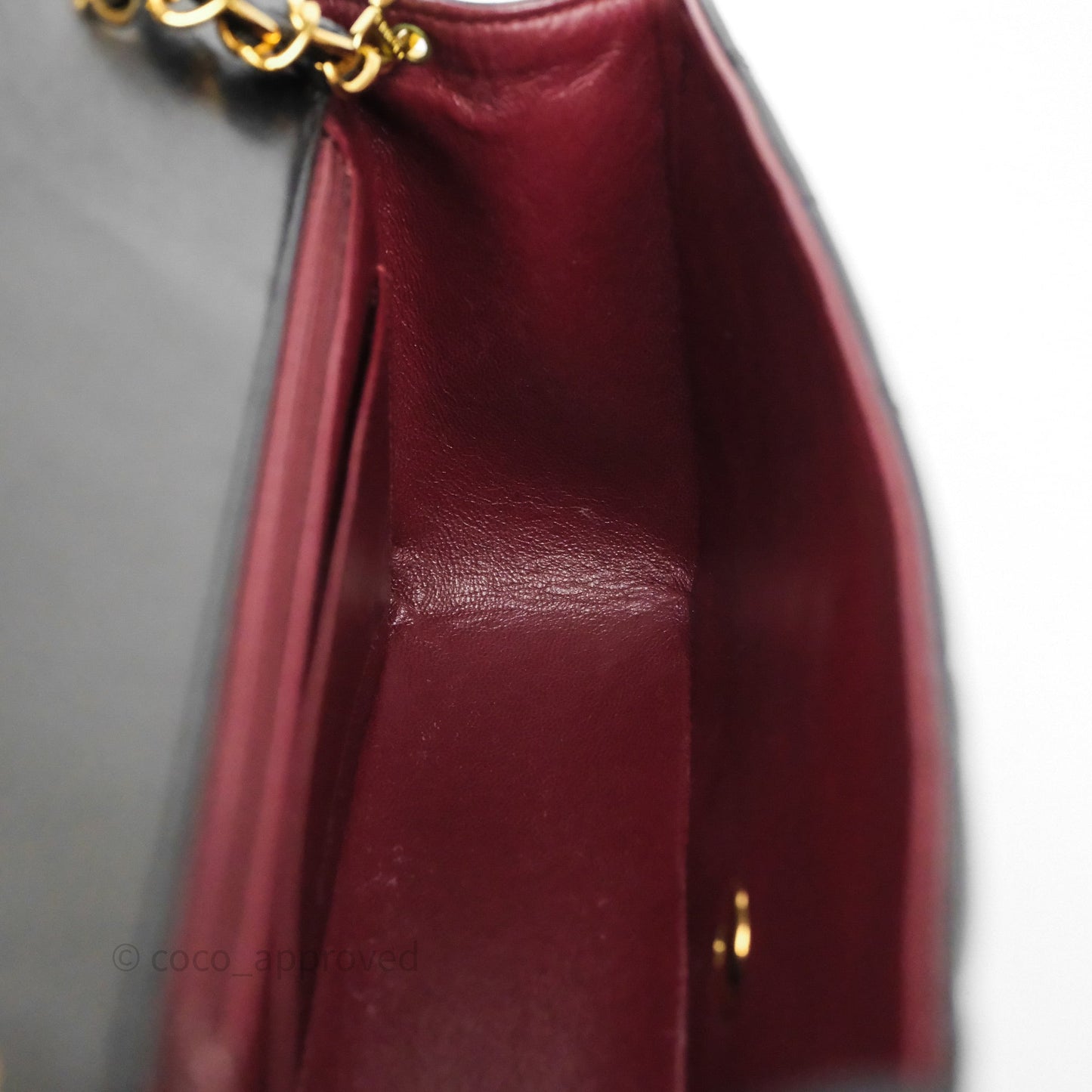 Chanel Small Vintage Quilted Classic Diana Flap Bag Black Lambskin 24K Gold Hardware