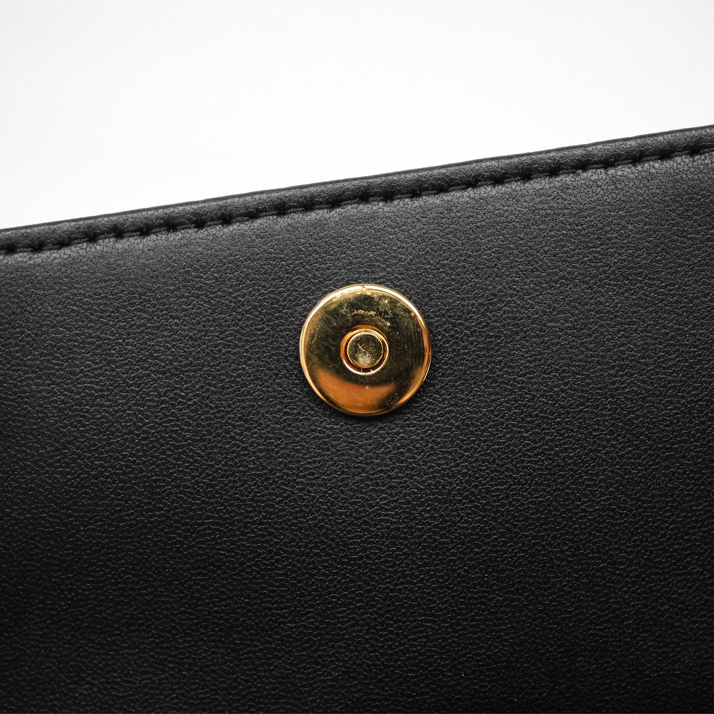 Christian Dior Caro Pouch with Chain Black Cannage Calfskin