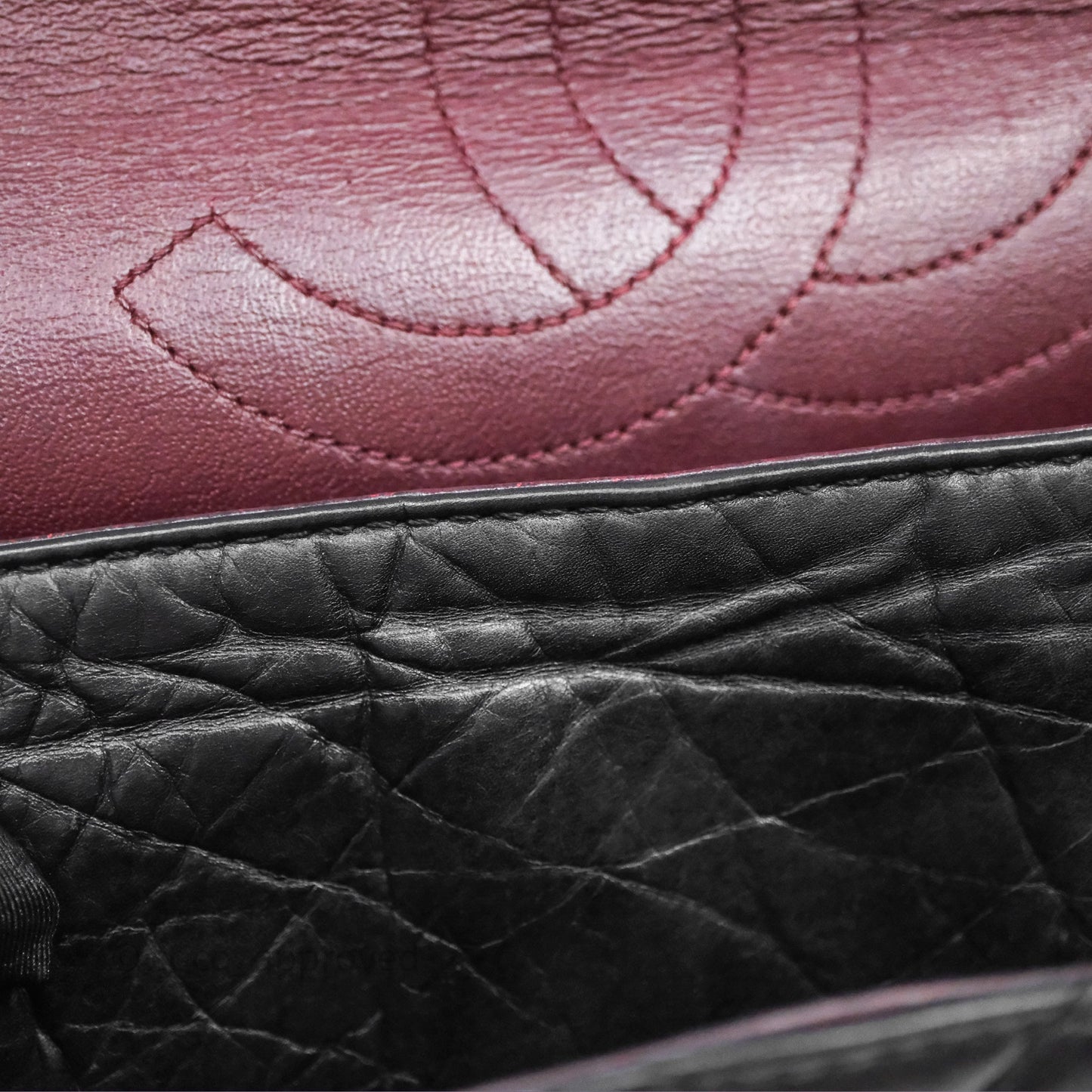Chanel Reissue 226 Quilted Aged Calfskin Black Aged Gold Hardware
