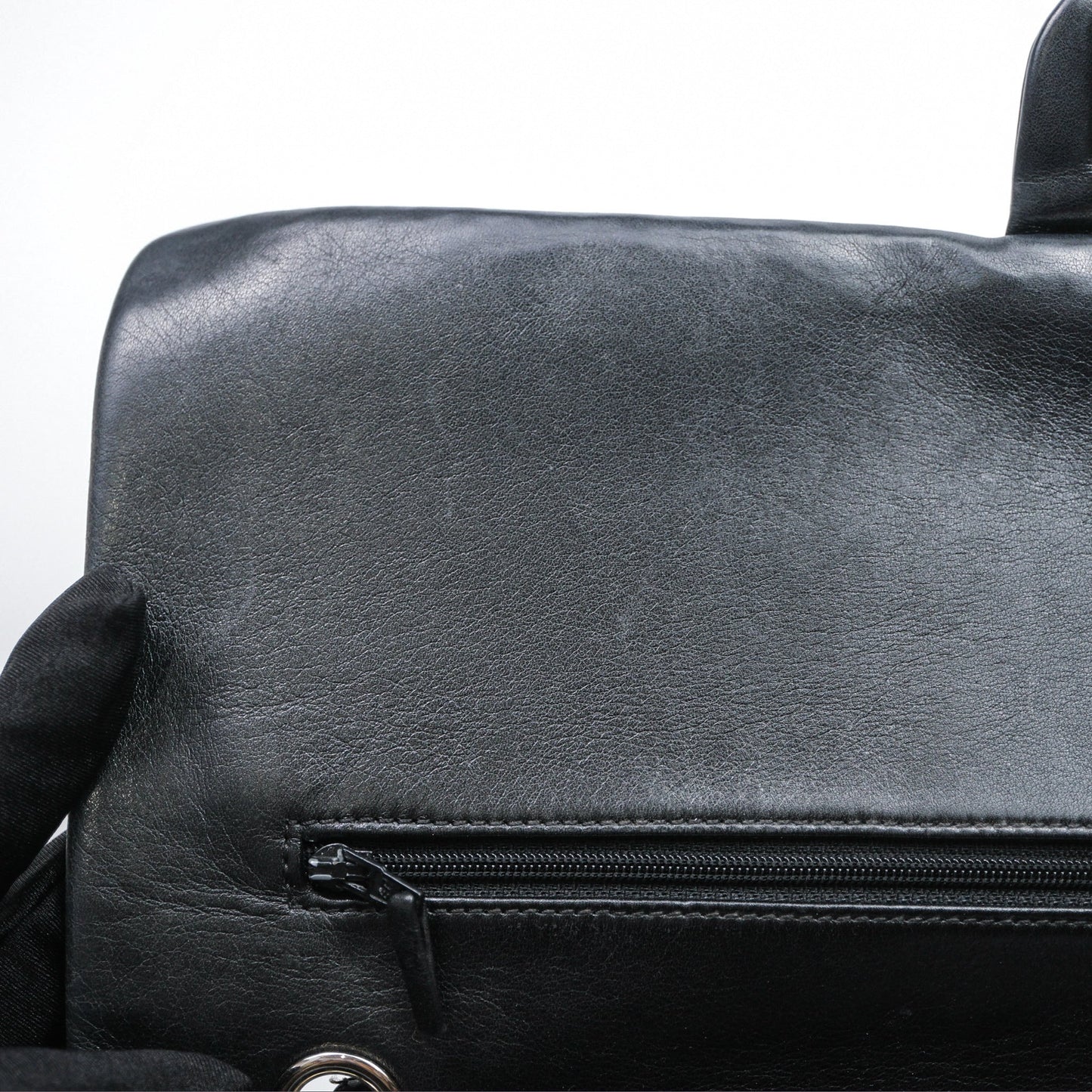 Chanel 228 Reissue Flap Quilted Black Calfskin Silver Hardware