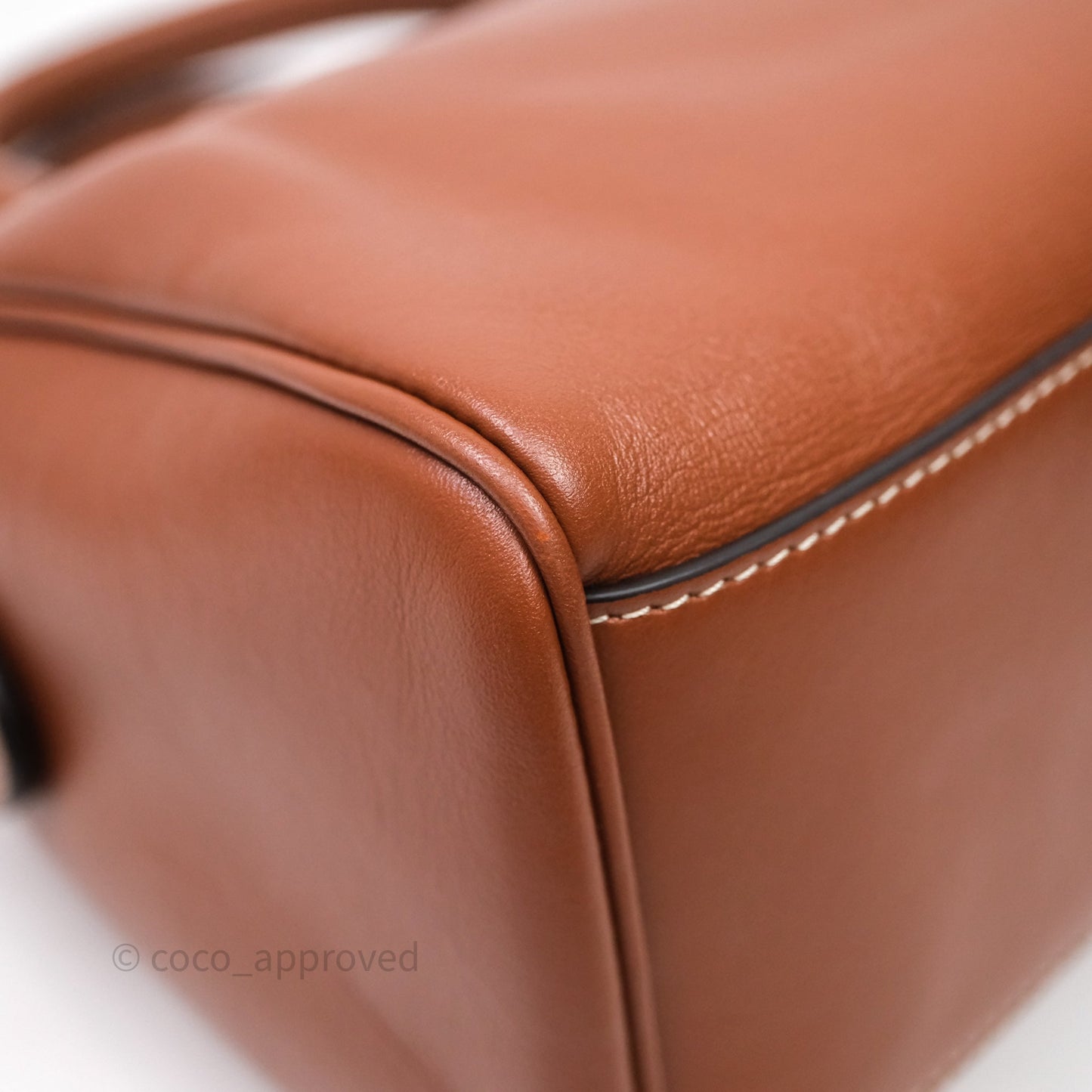 Celine Small Brown Boston Cuir Triomphe Tan Smooth Calfskin Bag