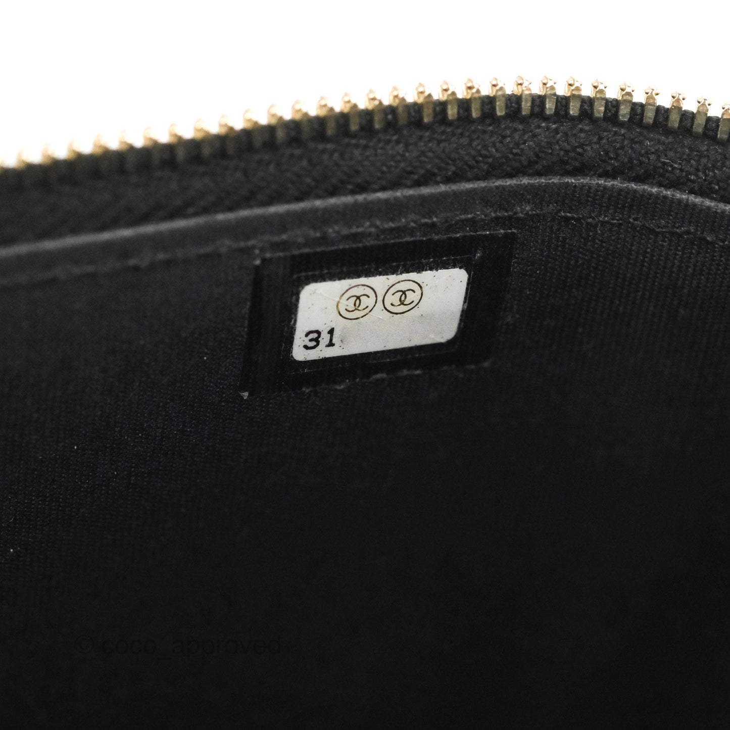 Chanel Vanity Rectangular Top Handle Black Lambskin Aged Gold Hardware