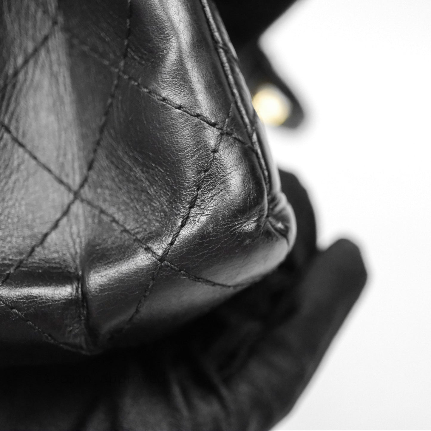 Chanel Reissue 226 Quilted Aged Calfskin Black Aged Gold Hardware