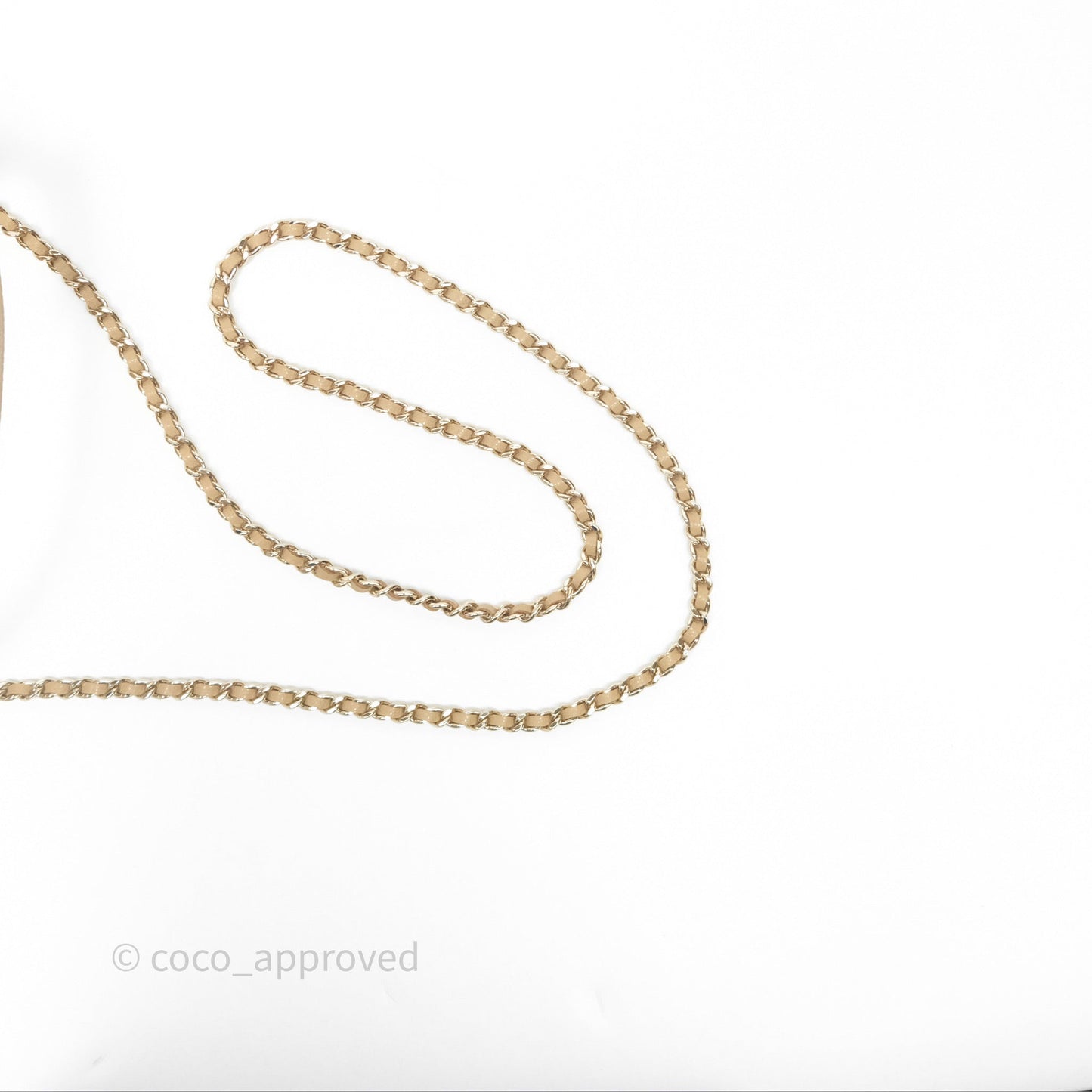 Chanel Hobo With Chain Caviar Dark Beige Gold Hardware