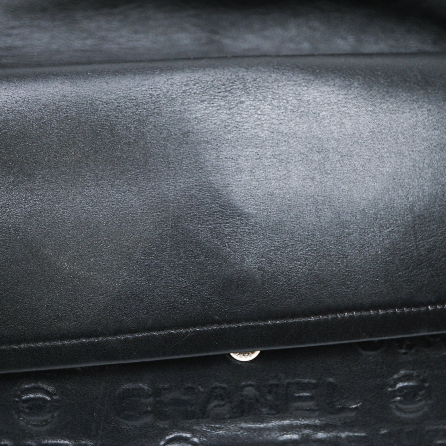 Chanel 228 Reissue Flap Quilted Black Calfskin Silver Hardware