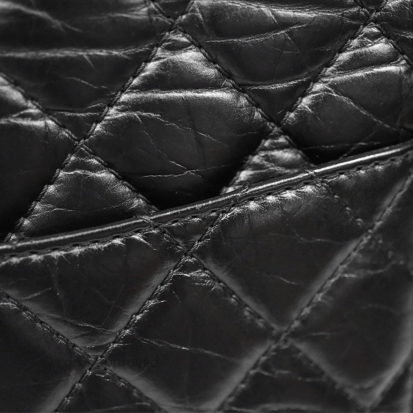 Chanel Reissue 226 Quilted Aged Calfskin Black Aged Gold Hardware