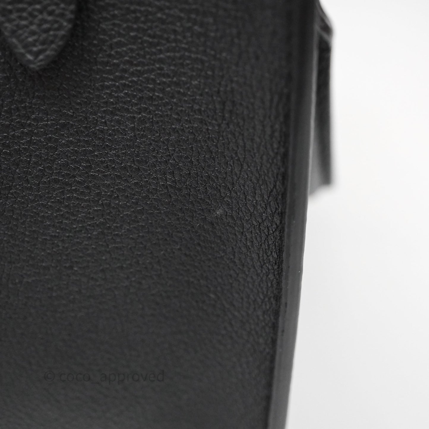 Louis Vuitton Lock & Go Tote Bag Black Calfskin Gold Hardware