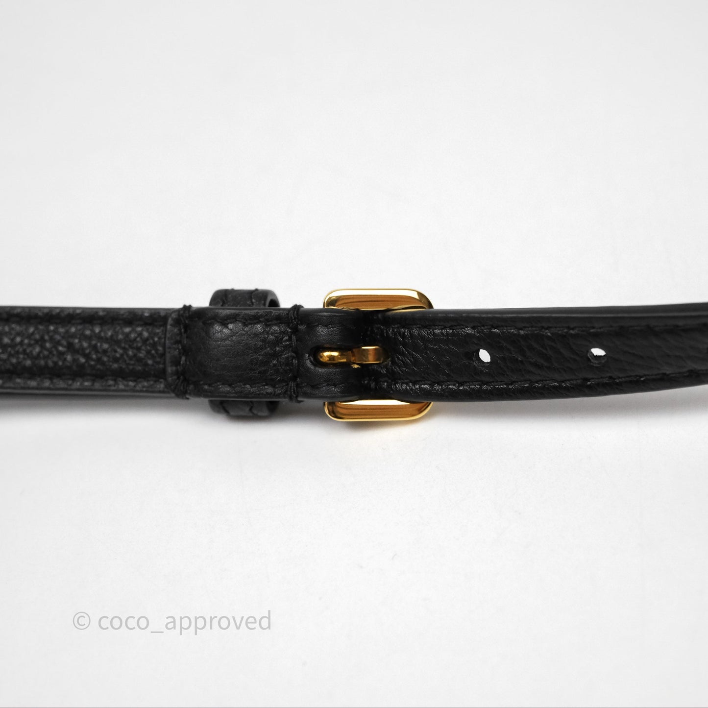 Christian Dior Caro Pouch with Chain Black Cannage Calfskin