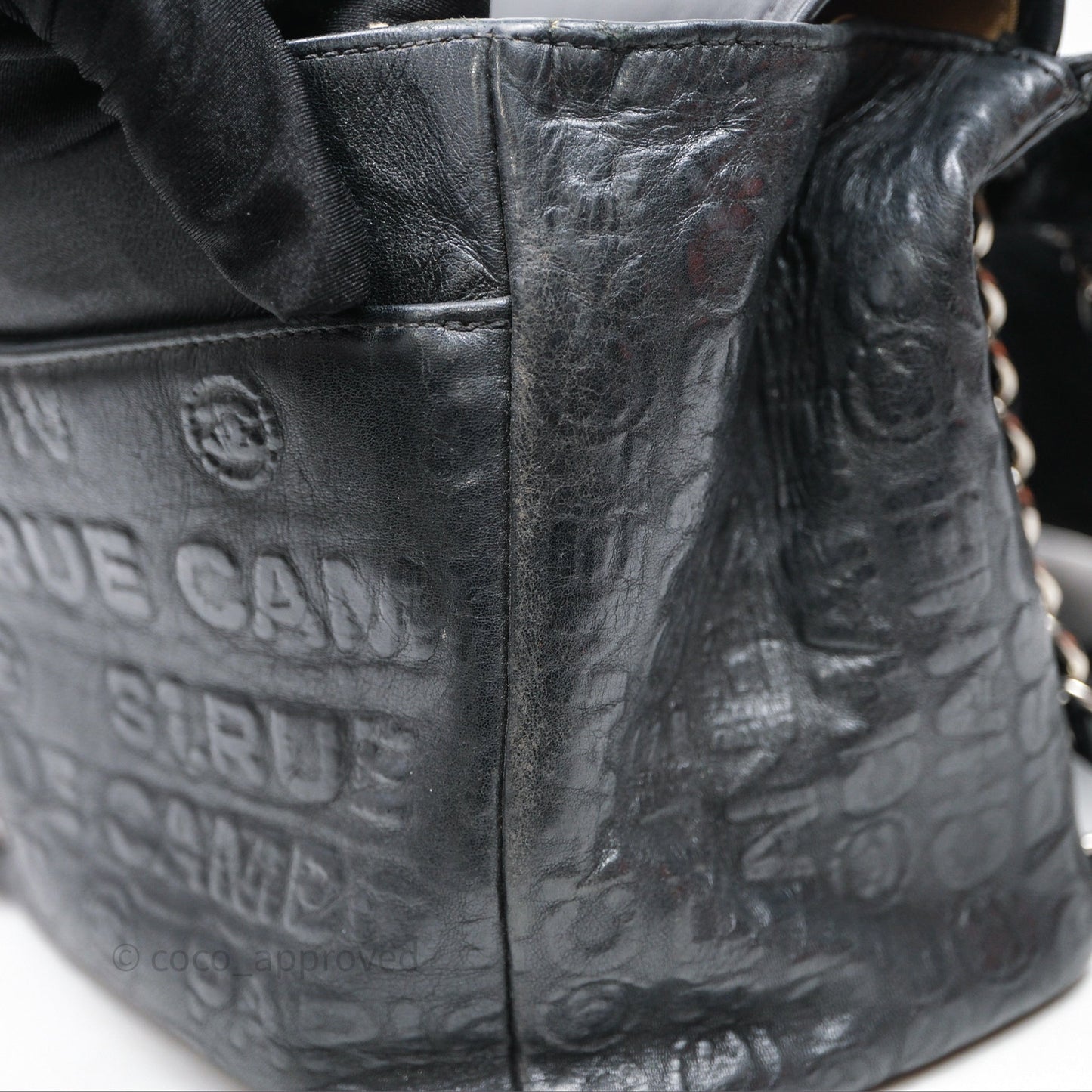 Chanel 228 Reissue Flap Quilted Black Calfskin Silver Hardware