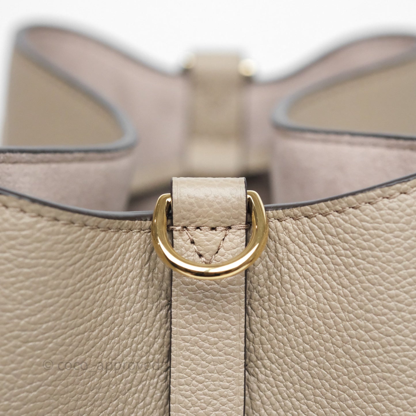 Louis Vuitton NéoNoé MM Dove /Cream Monogram Empreinte Leather