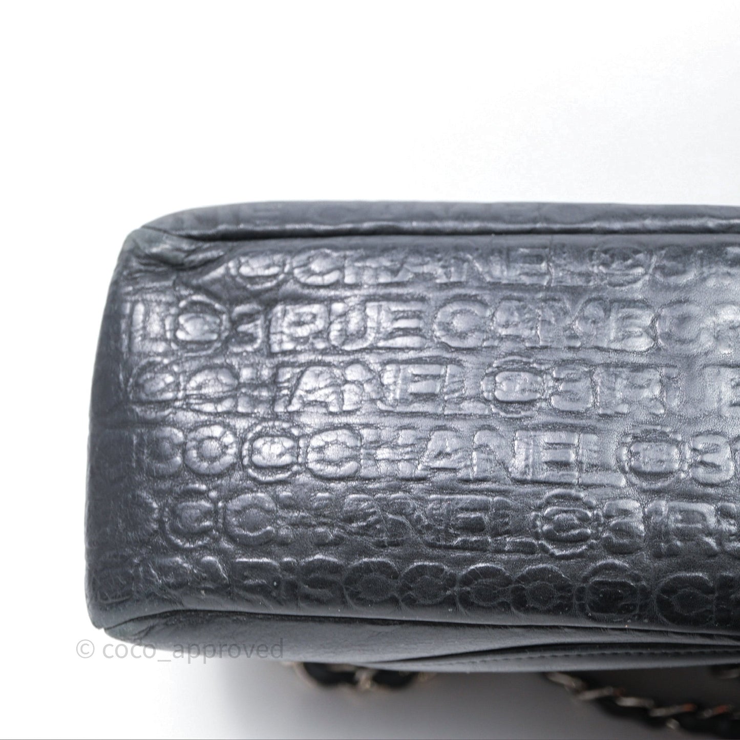 Chanel 228 Reissue Flap Quilted Black Calfskin Silver Hardware