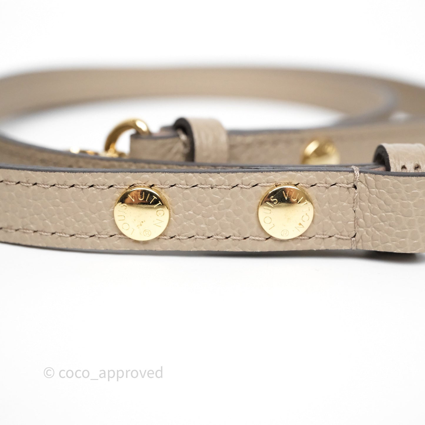 Louis Vuitton NéoNoé MM Dove /Cream Monogram Empreinte Leather