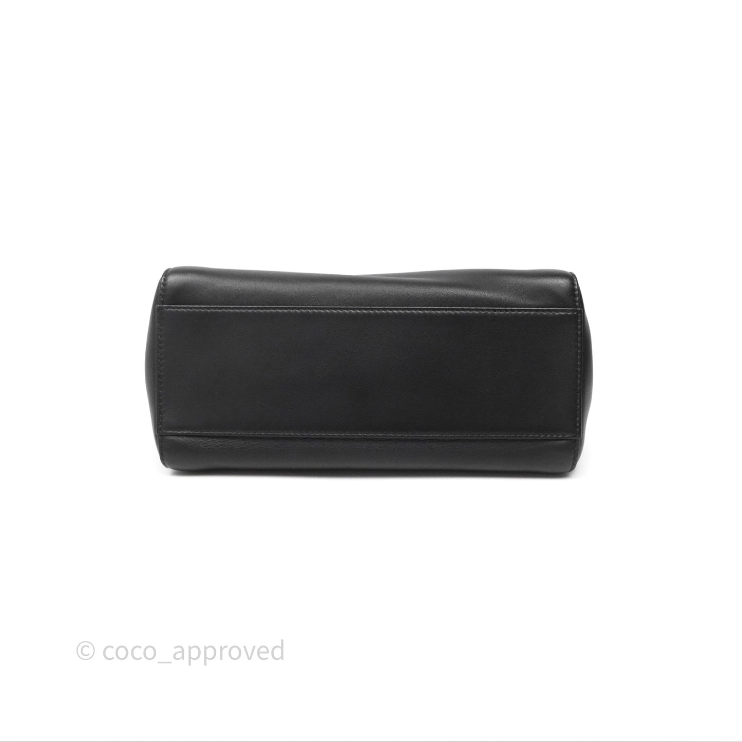 Fendi Nappa Mini Peekaboo Bag Black